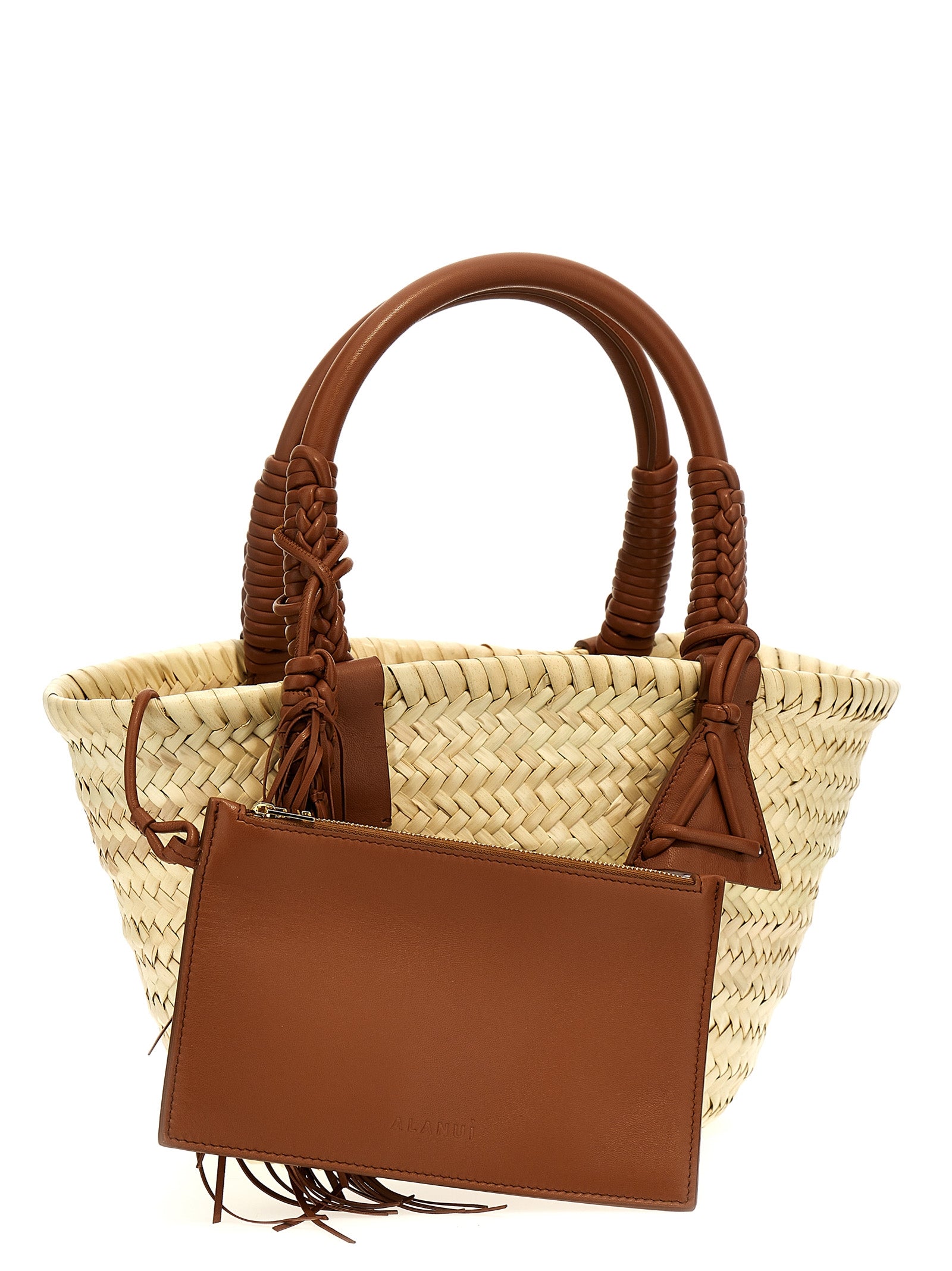 Brown Marabou Handbag
