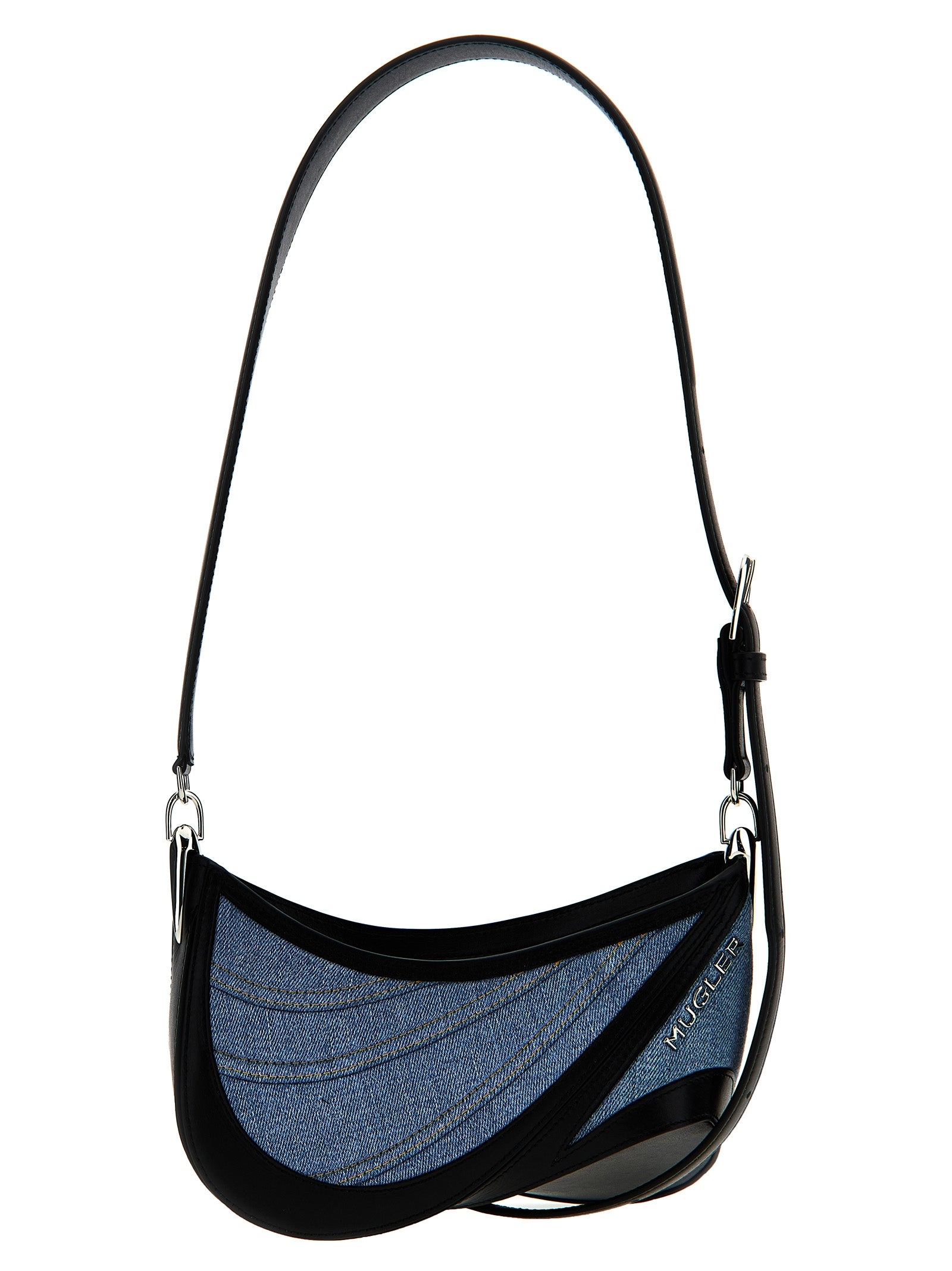 Multicolor Calfskin Shoulder Bag