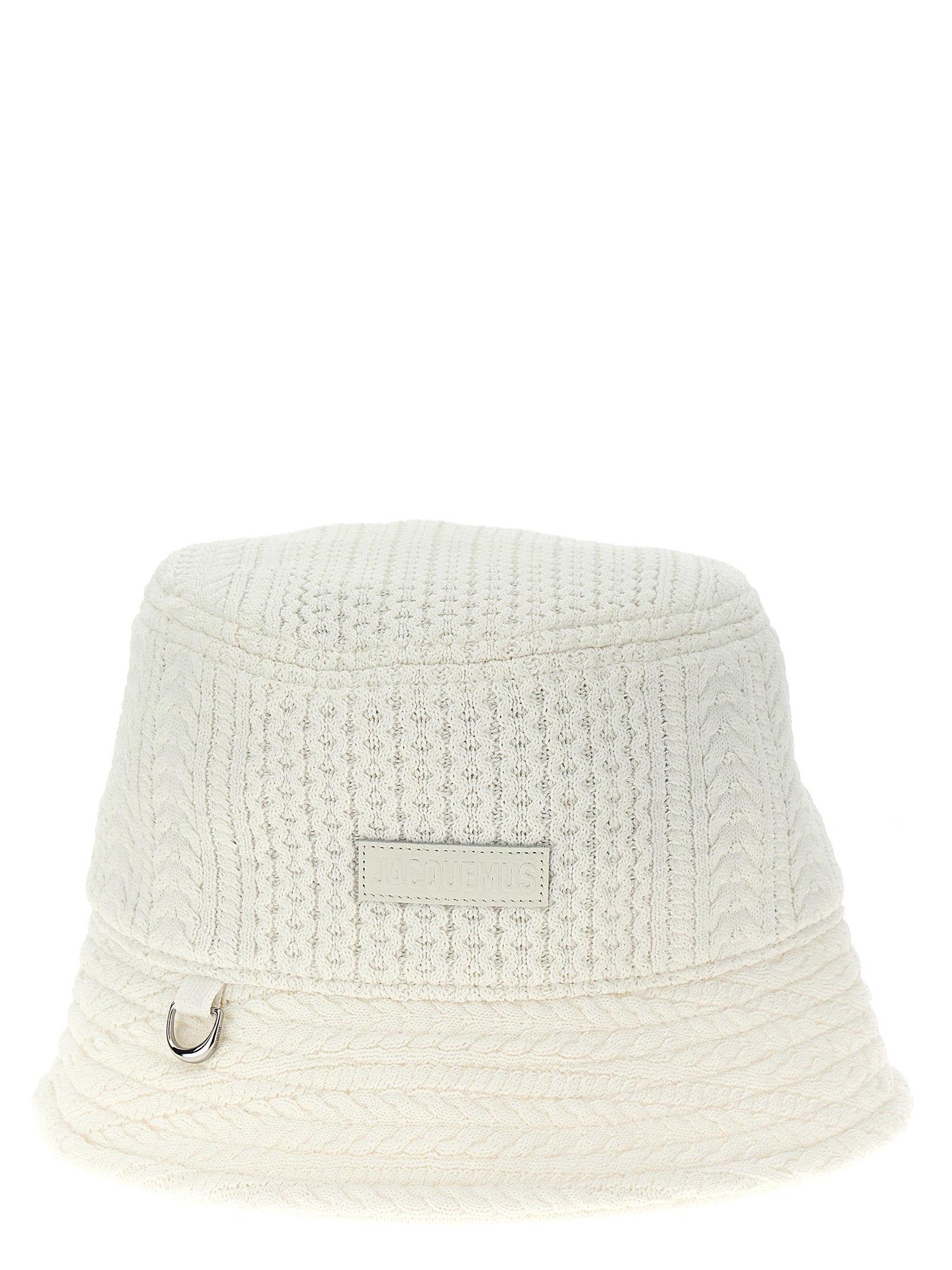 White Viscose Bucket Hat