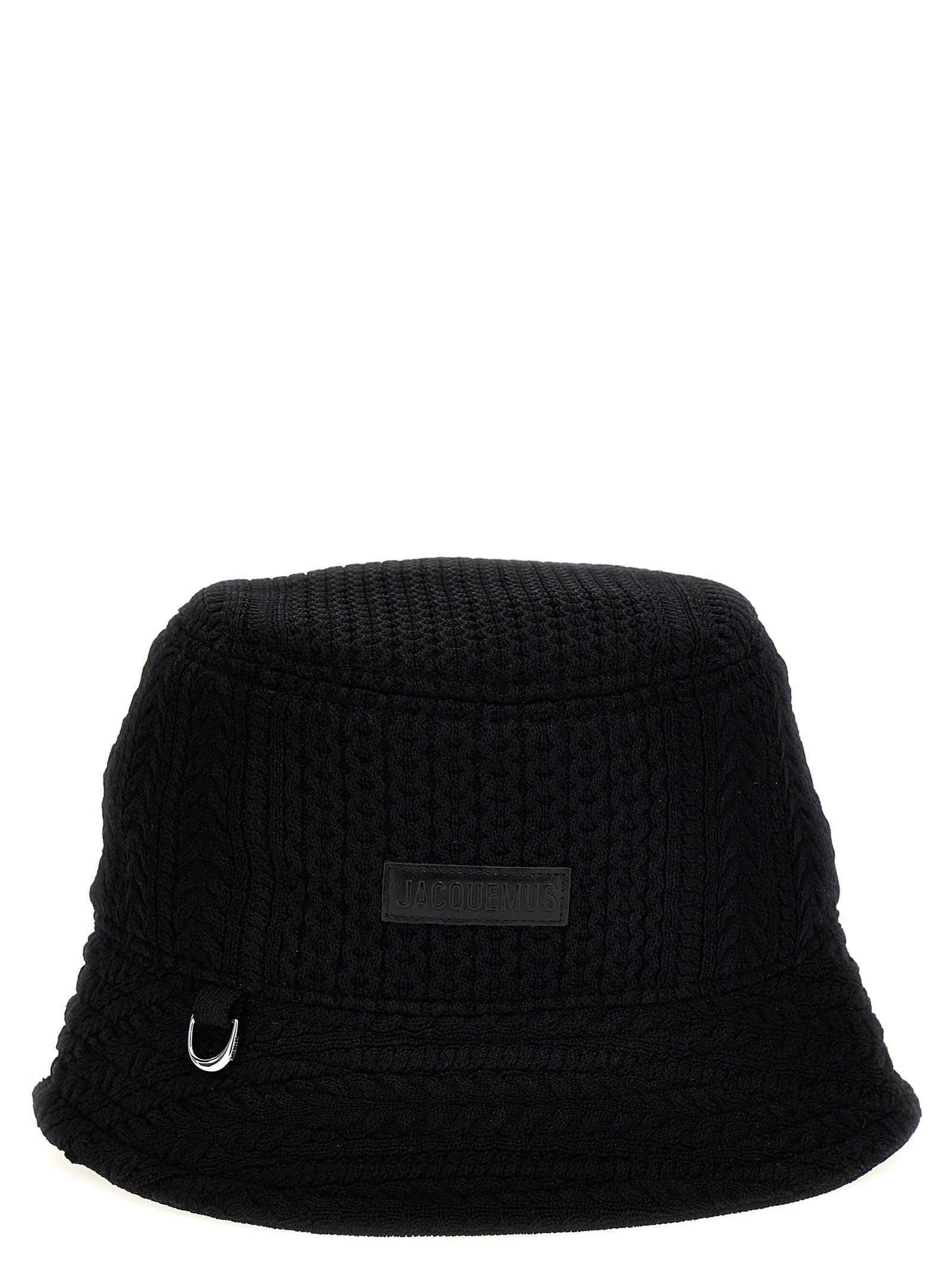 Black Viscose Bucket Hat