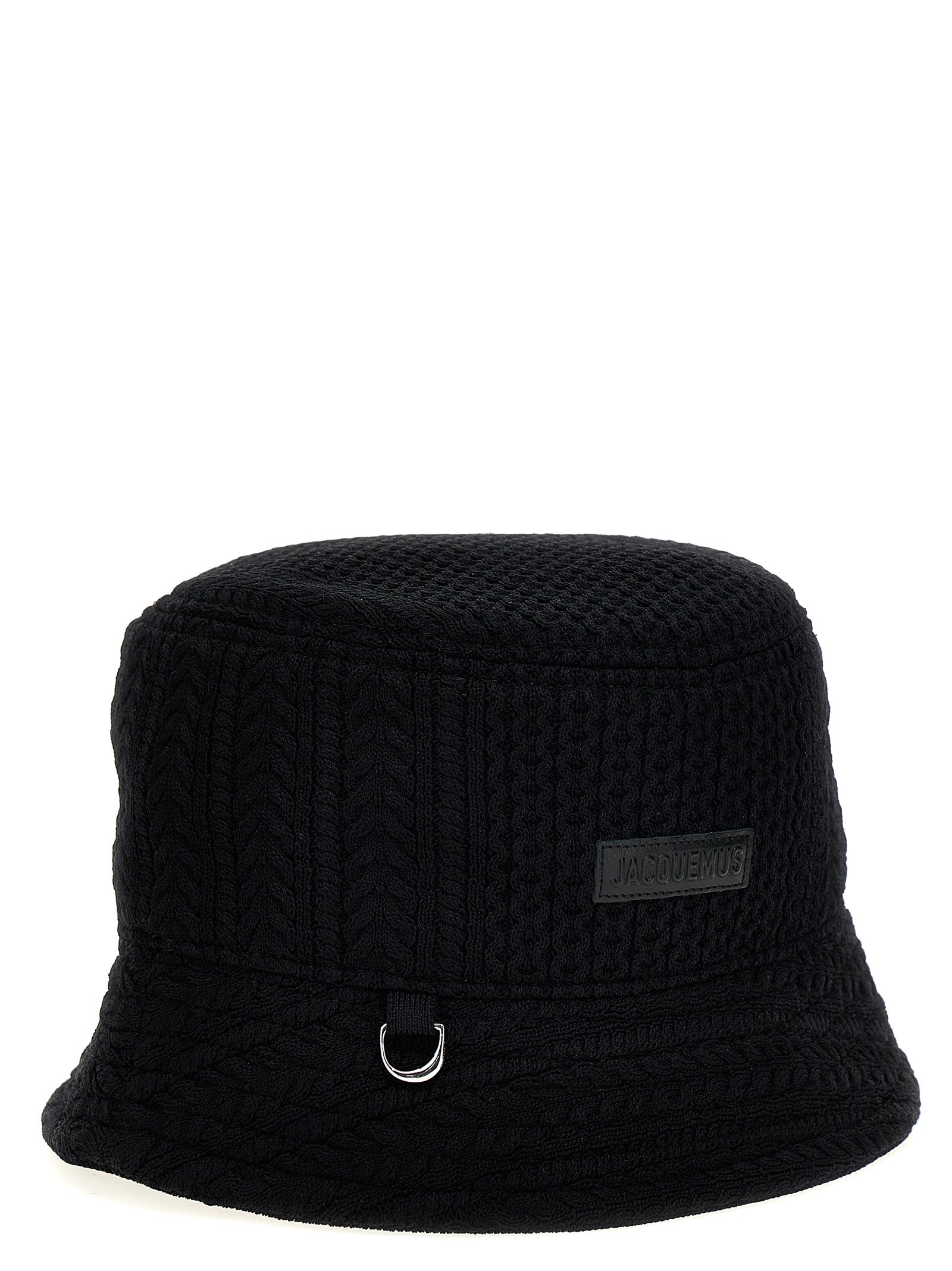 Black Viscose Bucket Hat