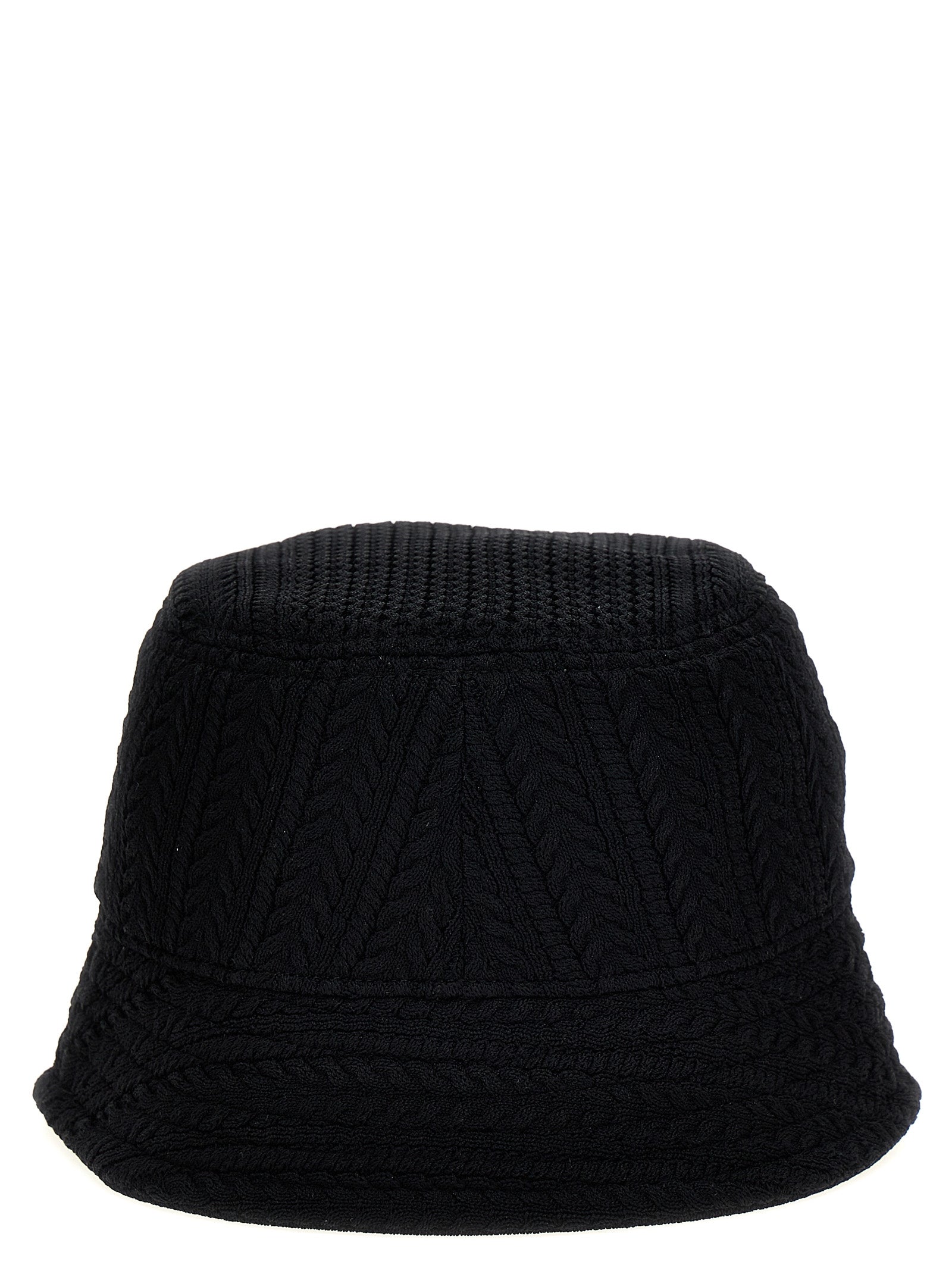 Black Viscose Bucket Hat