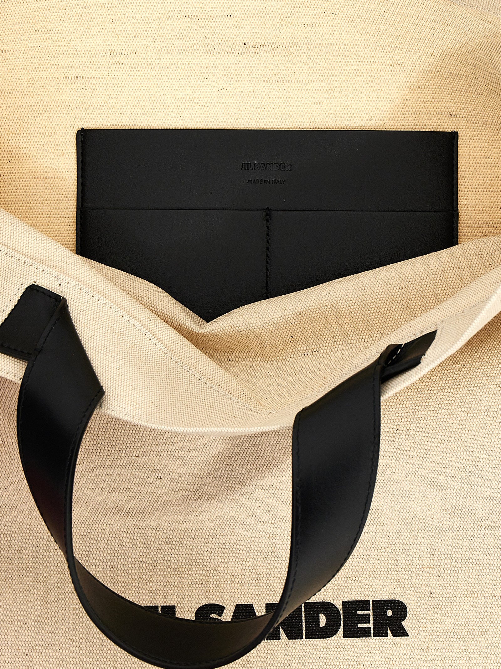 Bicolor Jute Tote Bag