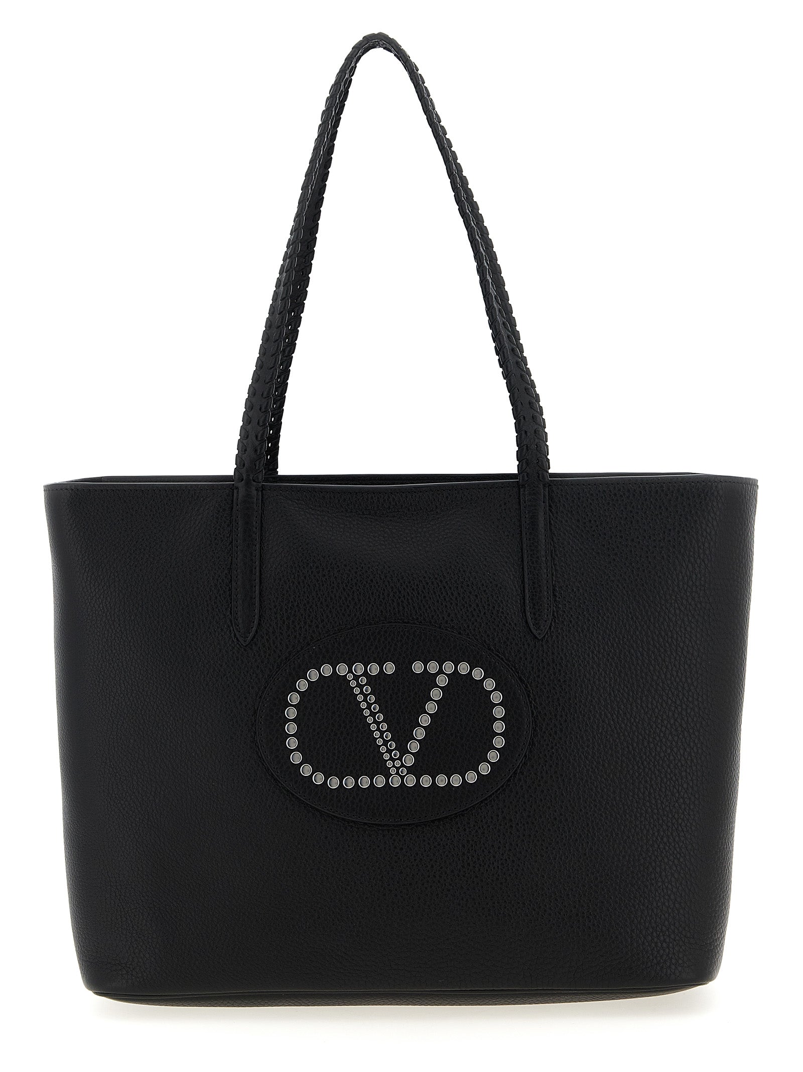 Black Calfskin Tote Bag