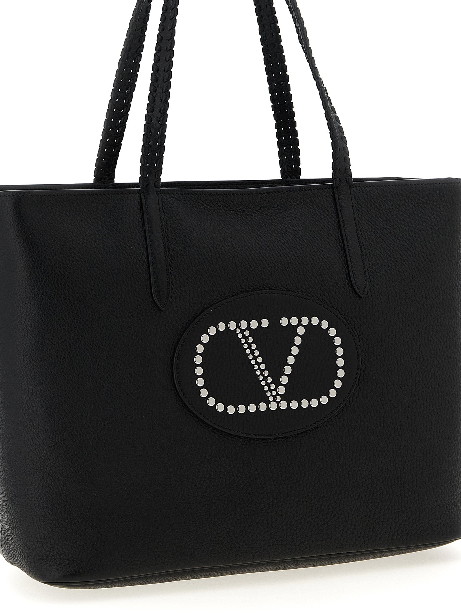 Black Calfskin Tote Bag