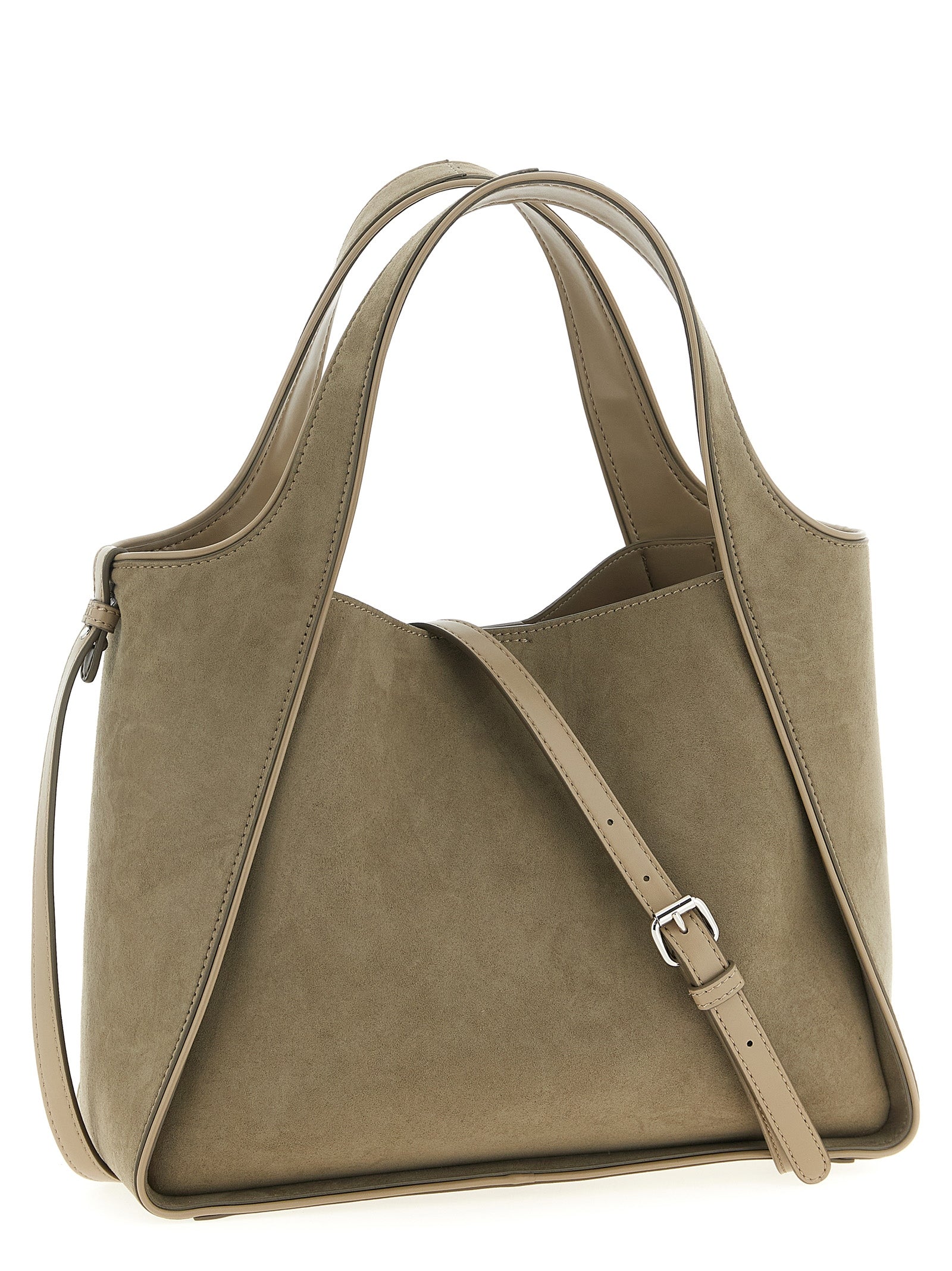 Bicolor Polyamide Crossbody Bag