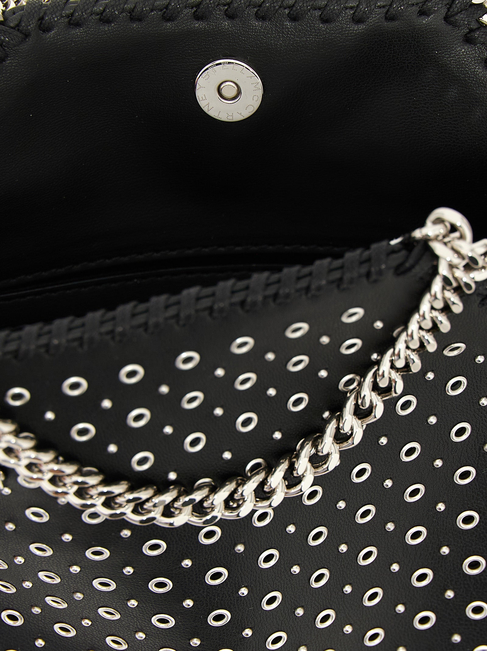 Black Polyester Handbag