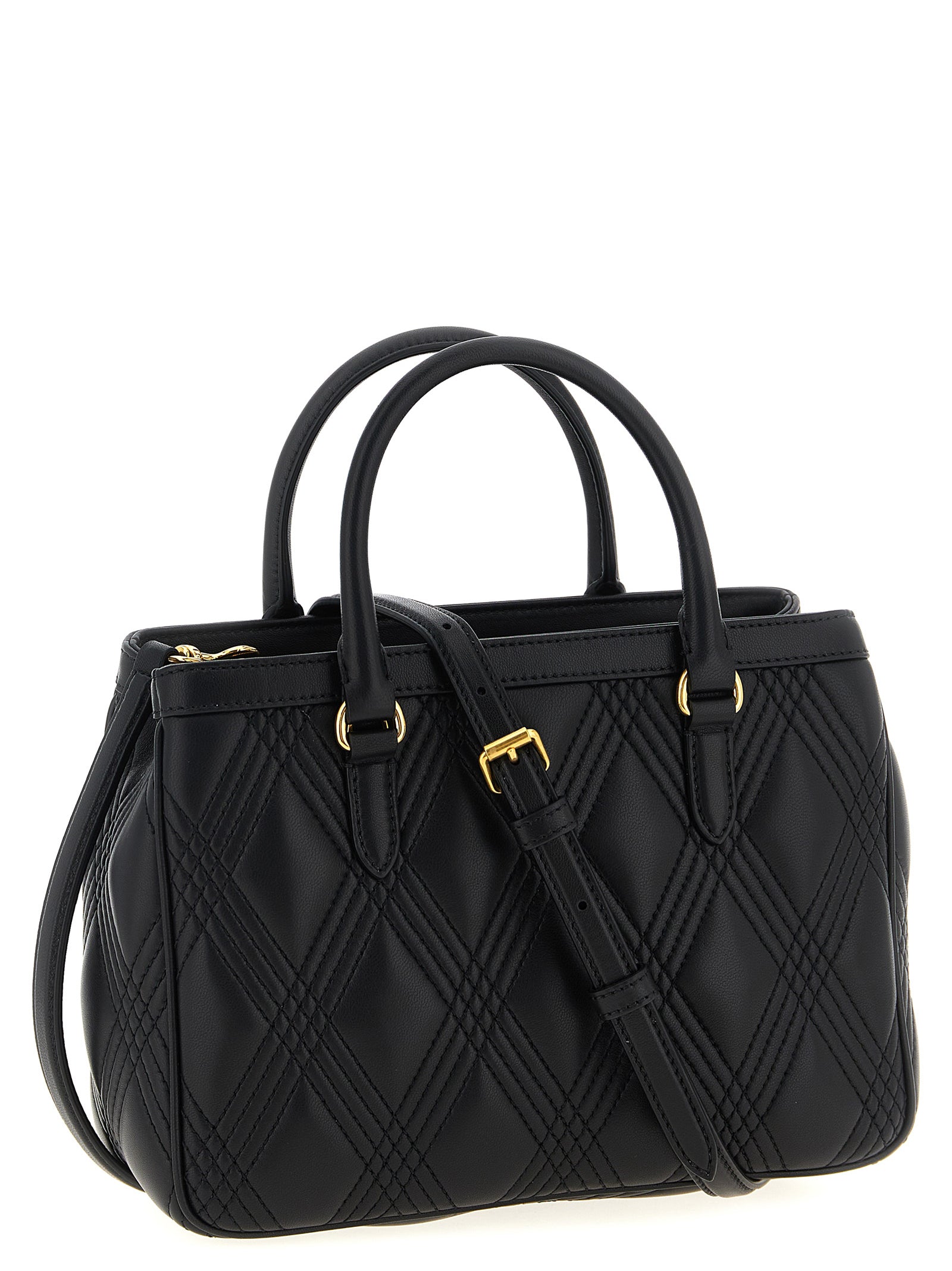 Black Lamb Leather Handbag