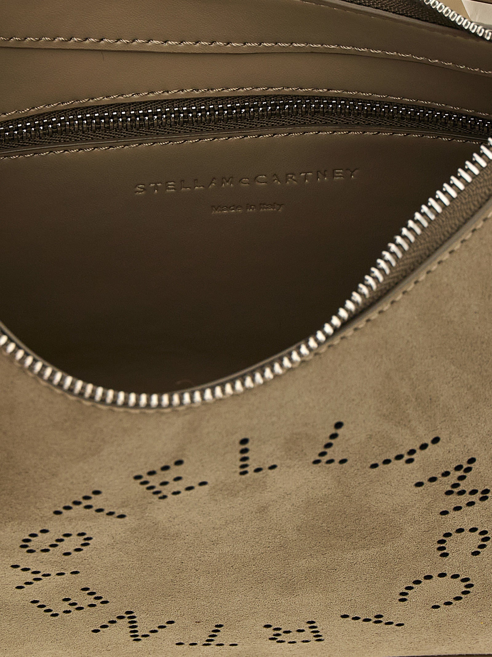 Gray Polyamide Shoulder Bag