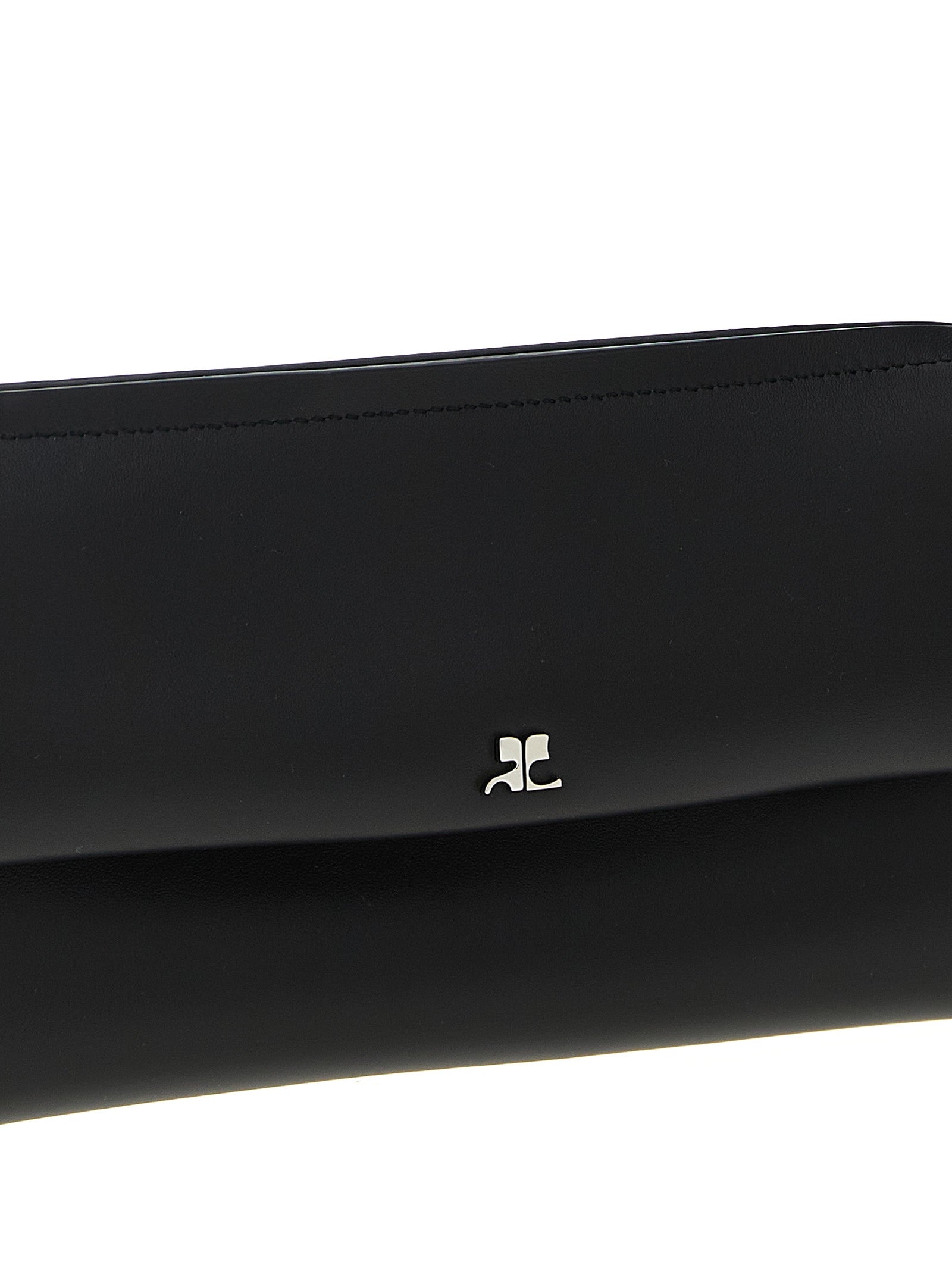 Black Cowhide Clutch Bag