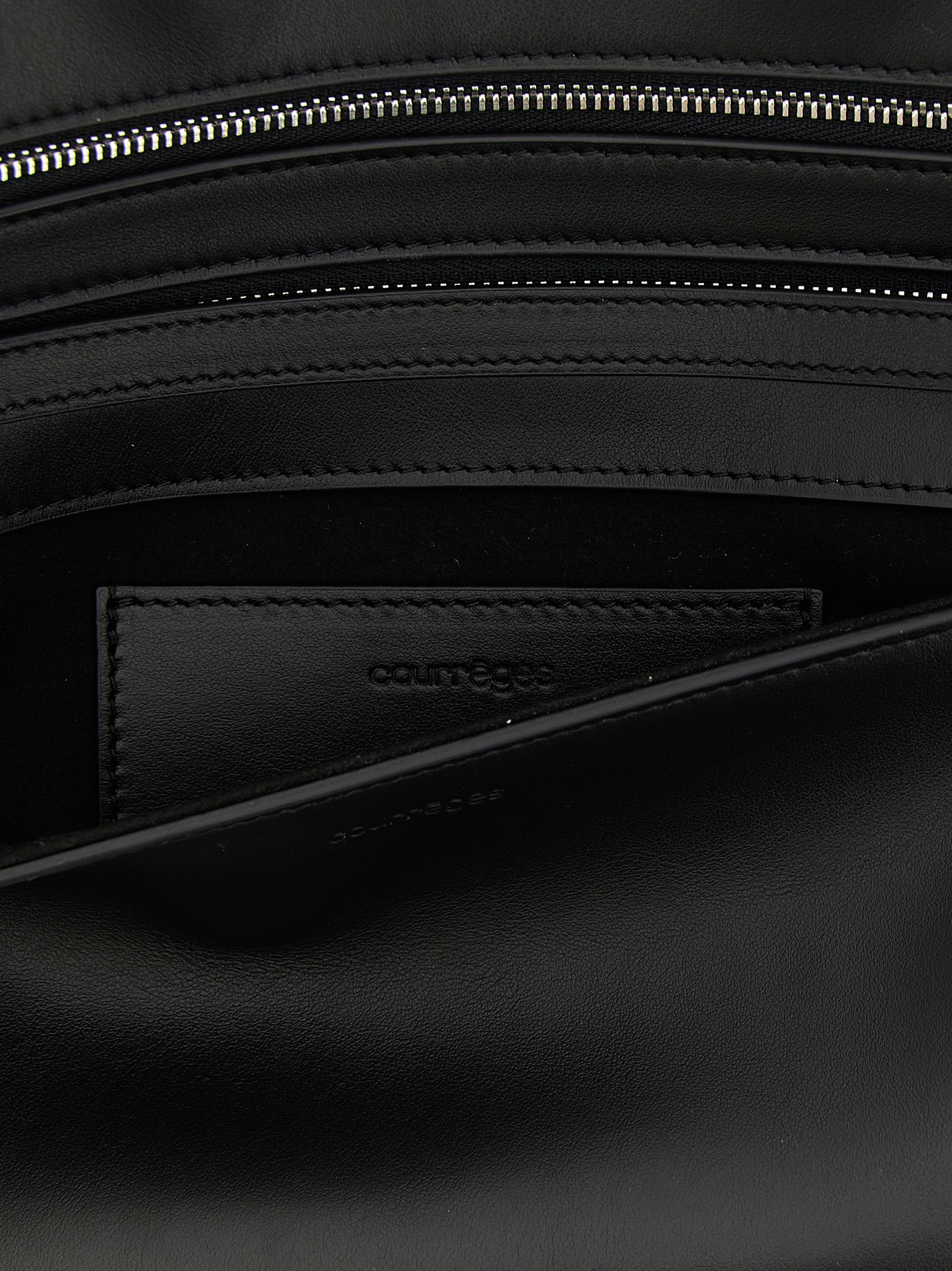 Black Cowhide Clutch Bag