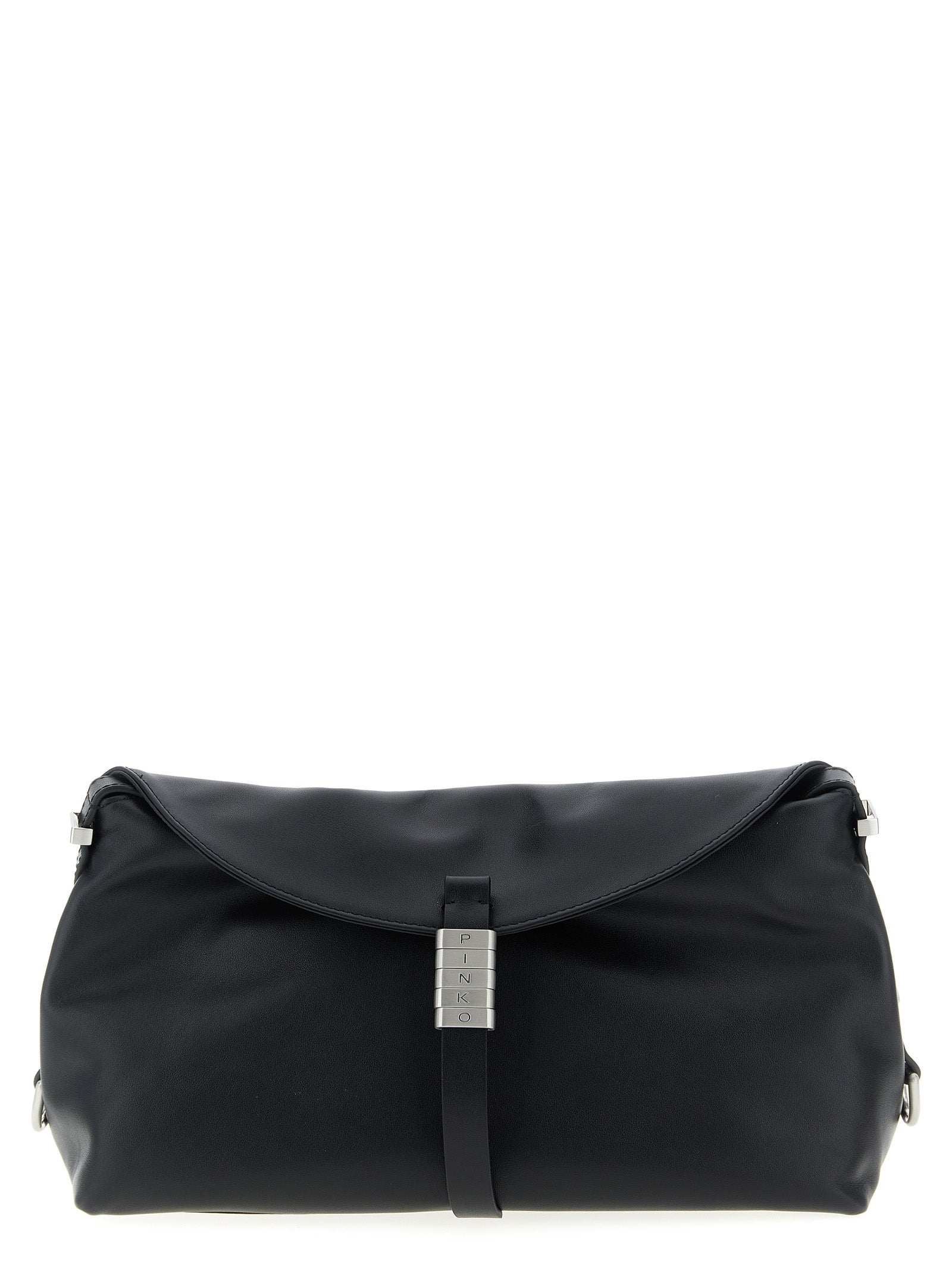 Black Goatskin Shoulder Bag