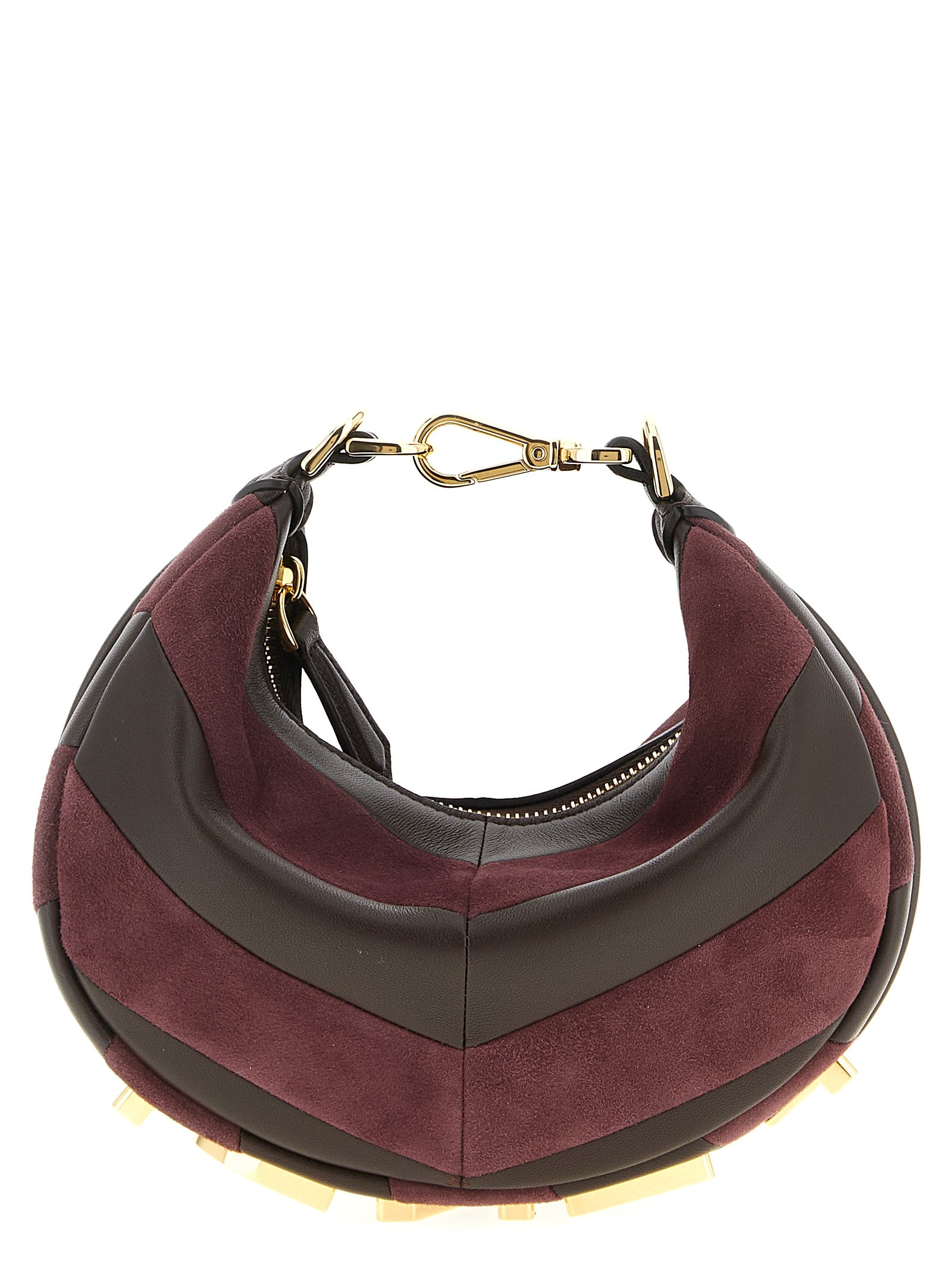 Multicolor Lamb Leather Handbag