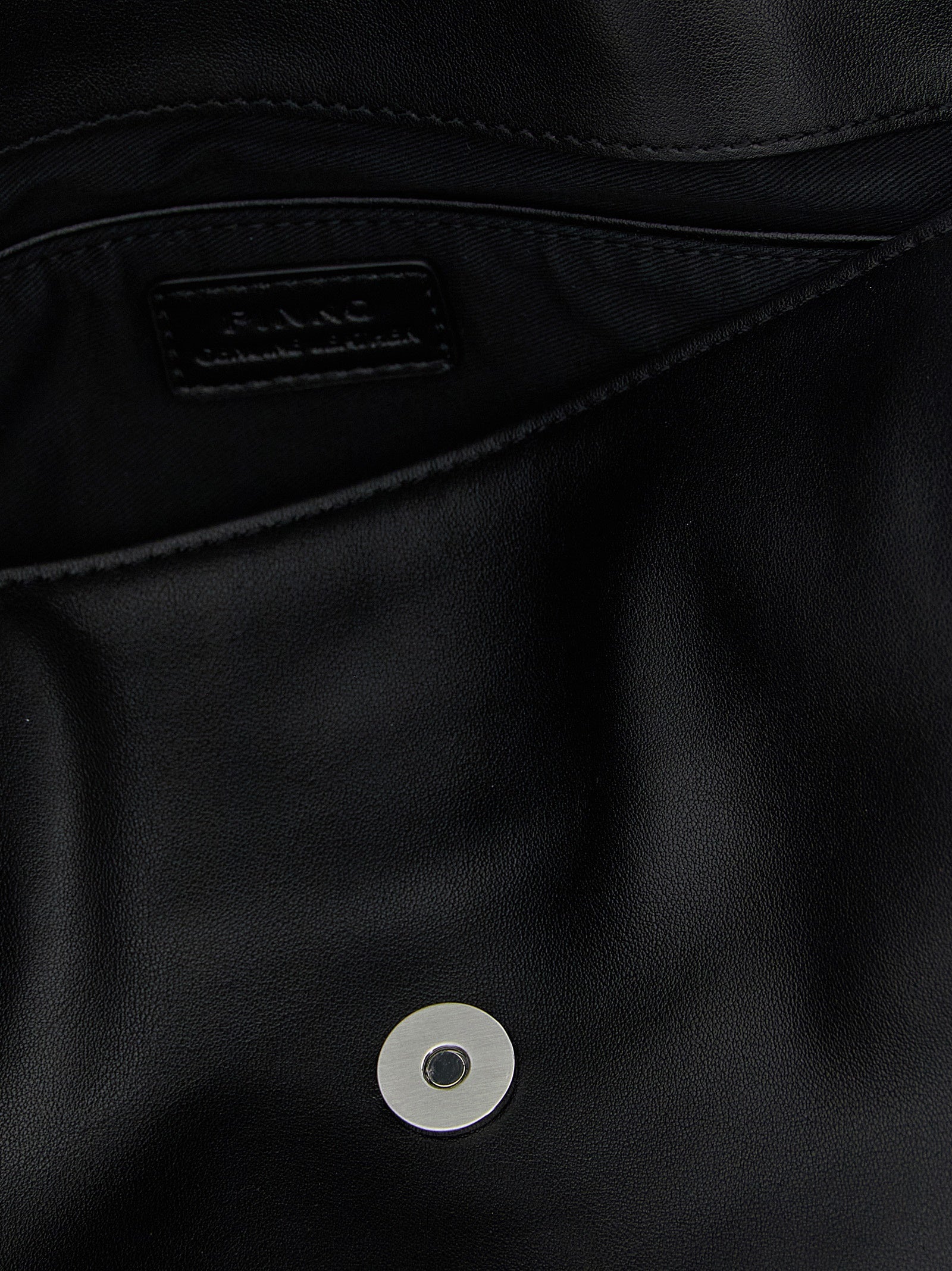 Black Goatskin Shoulder Bag