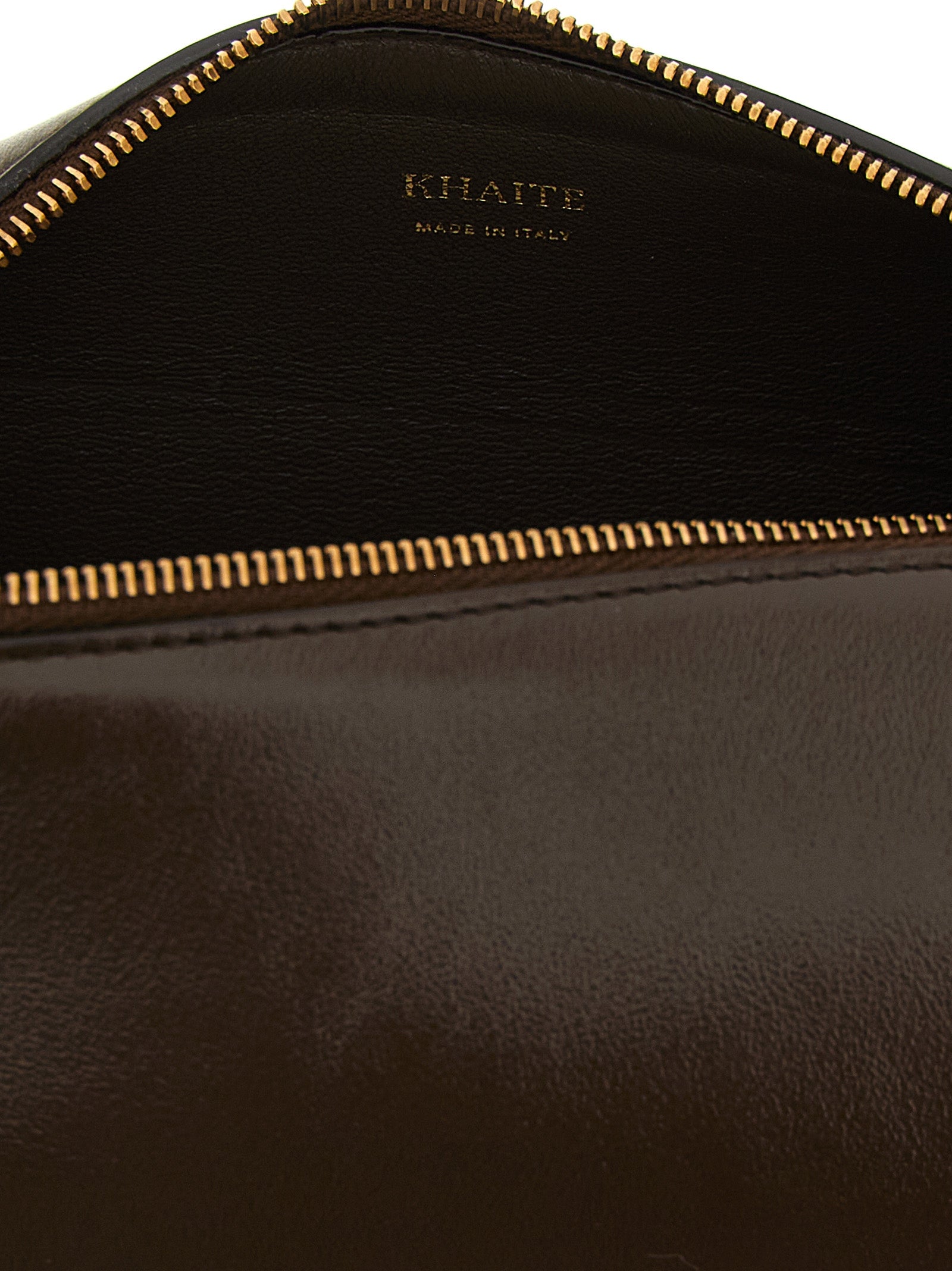 Brown Calfskin Crossbody Bag