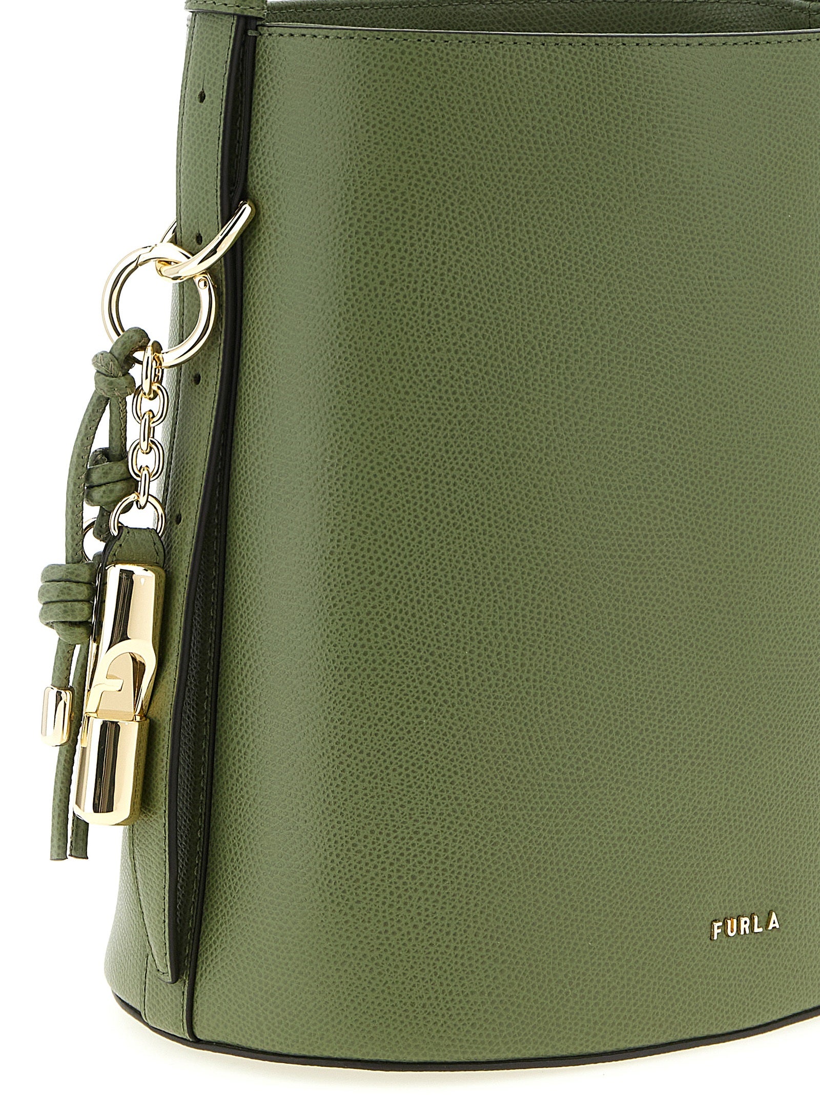 Bicolor Calfskin Shoulder Bag