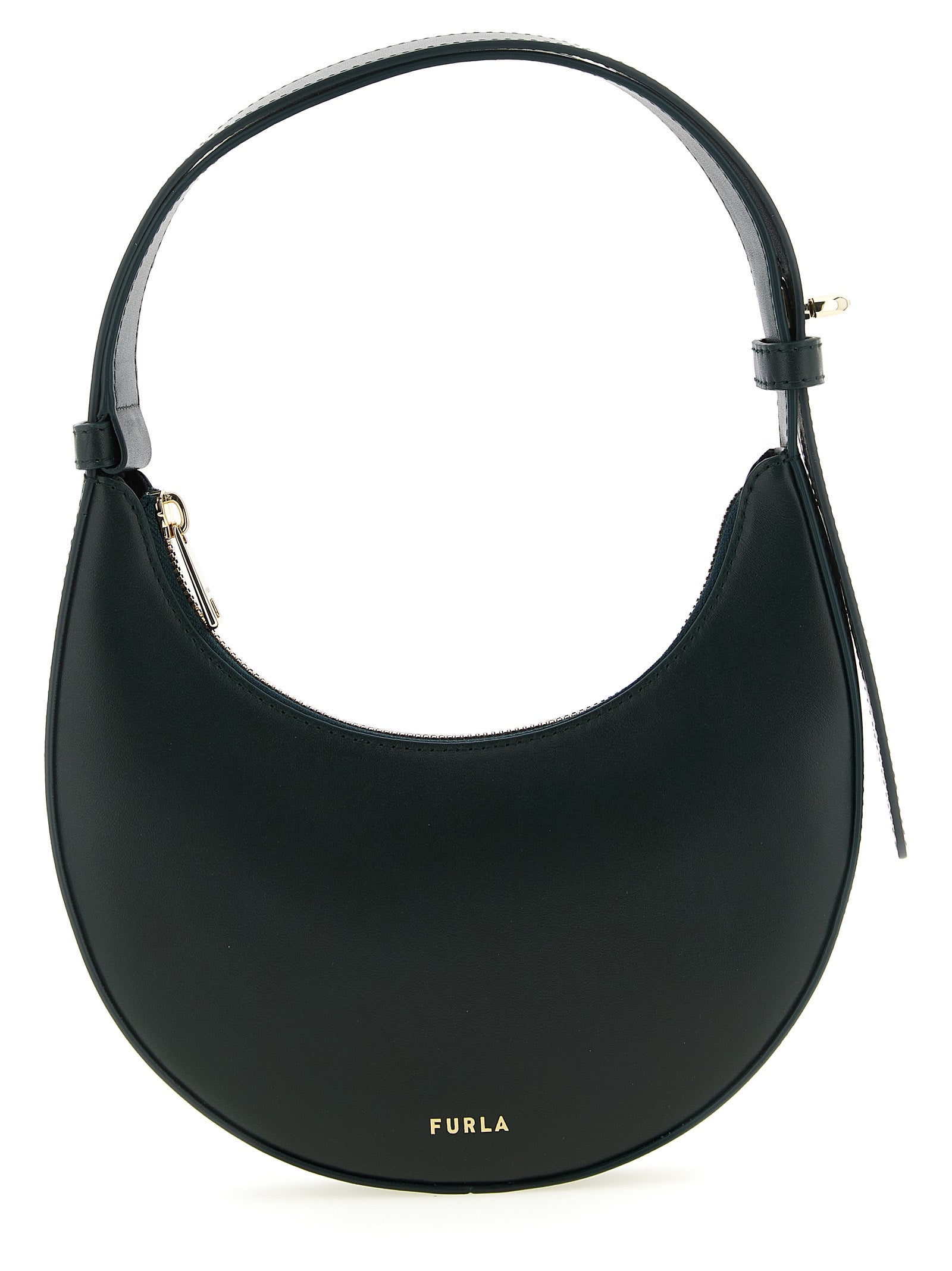 Bicolor Calfskin Shoulder Bag