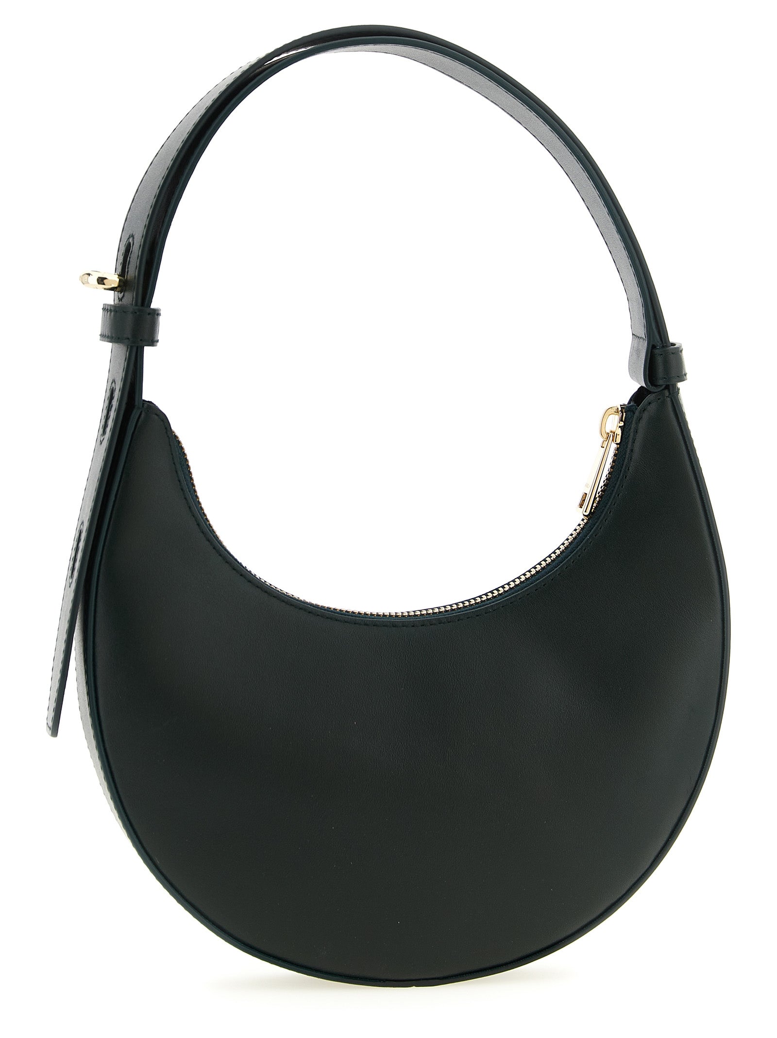 Bicolor Calfskin Shoulder Bag