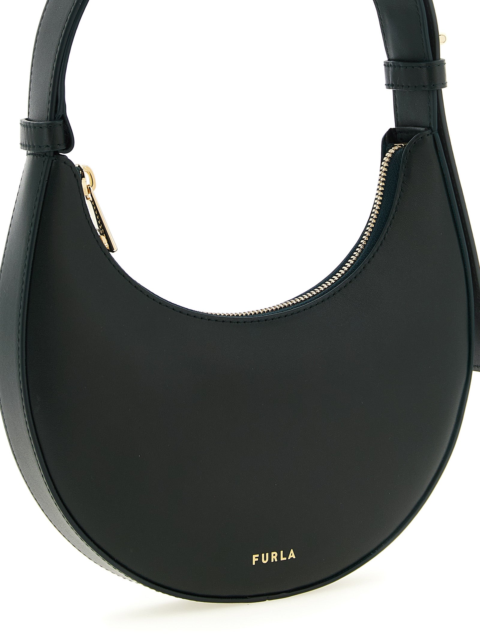 Bicolor Calfskin Shoulder Bag