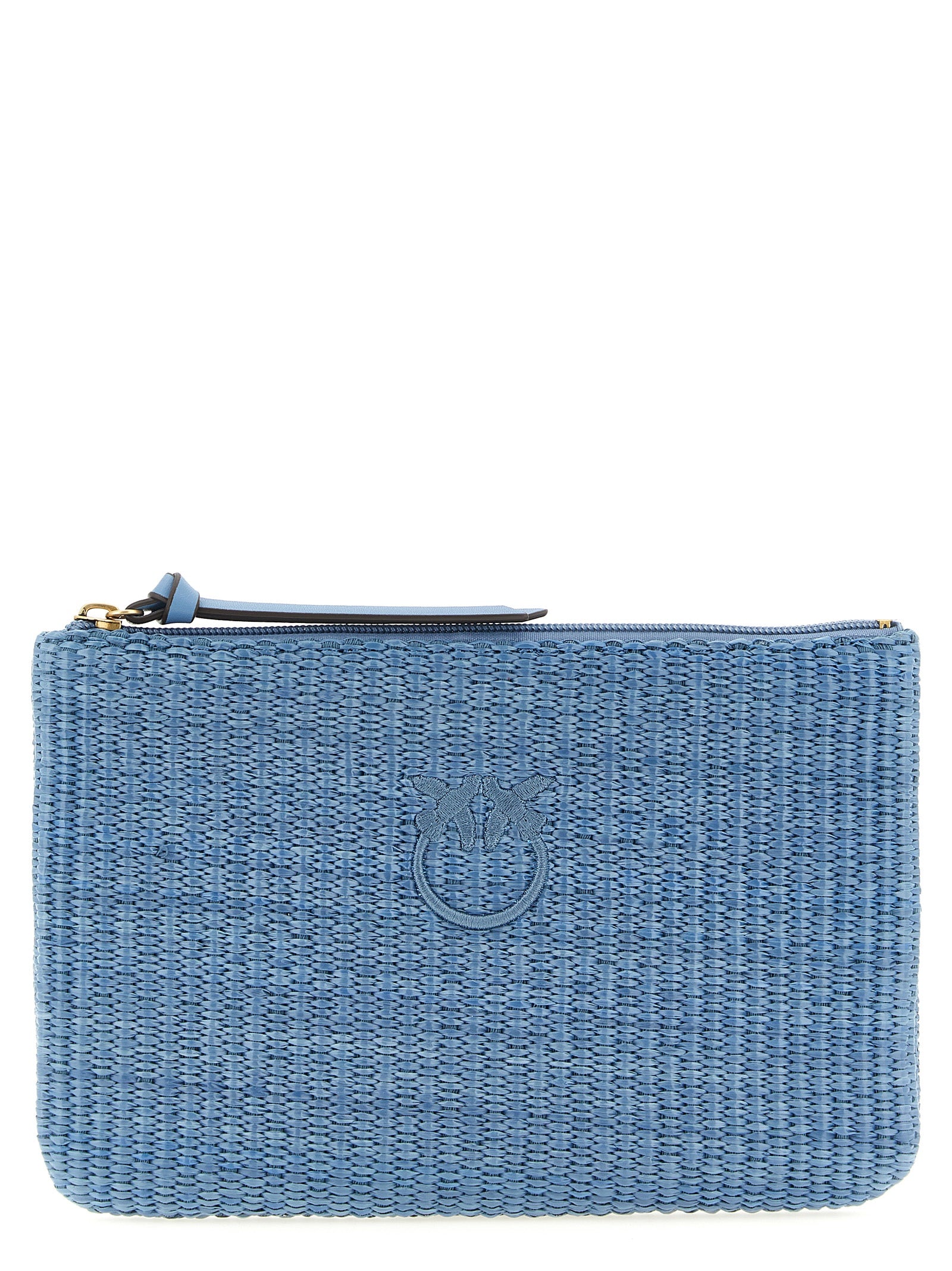 Blue Polypropylene Clutch Bag