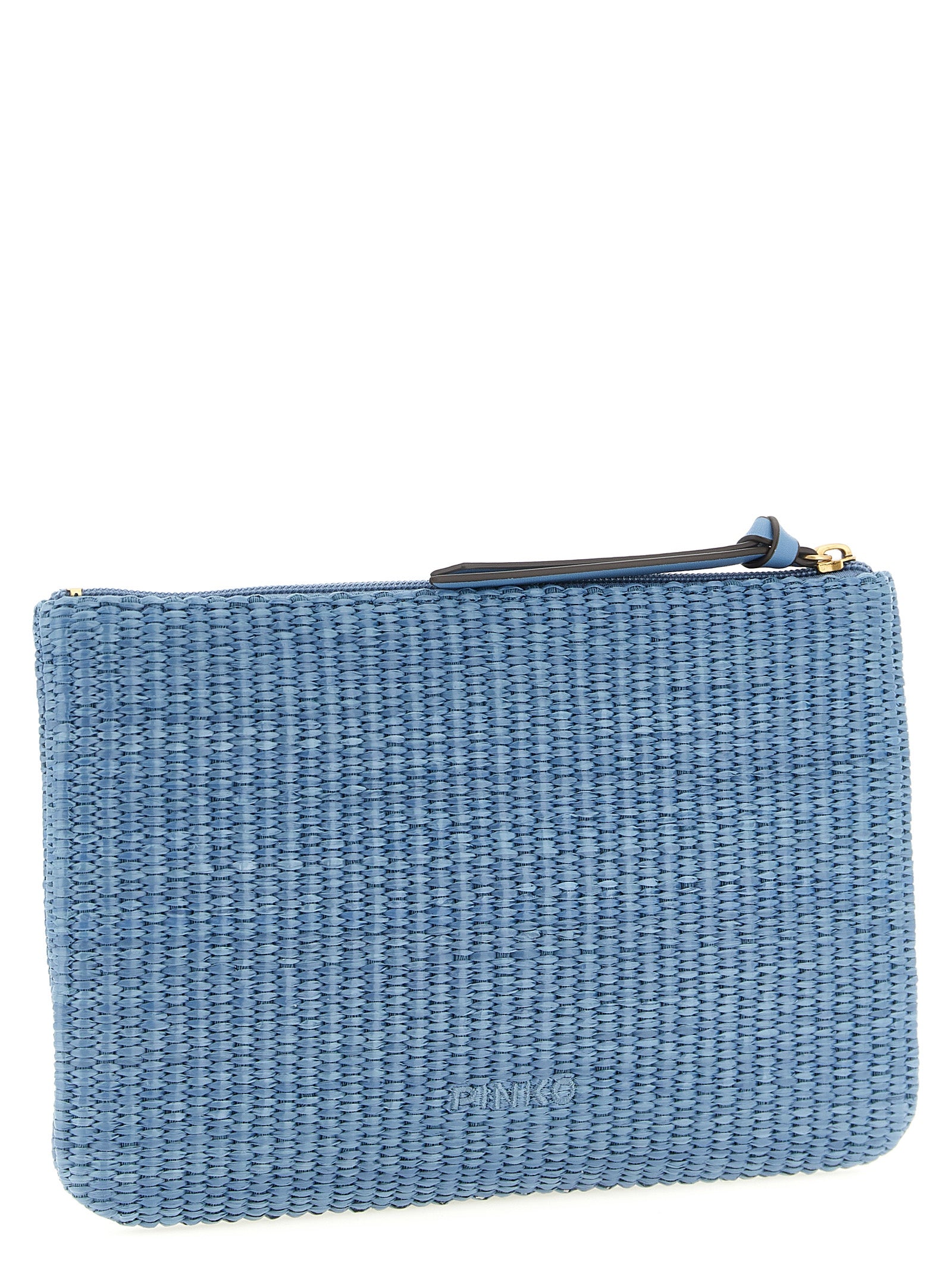 Blue Polypropylene Clutch Bag