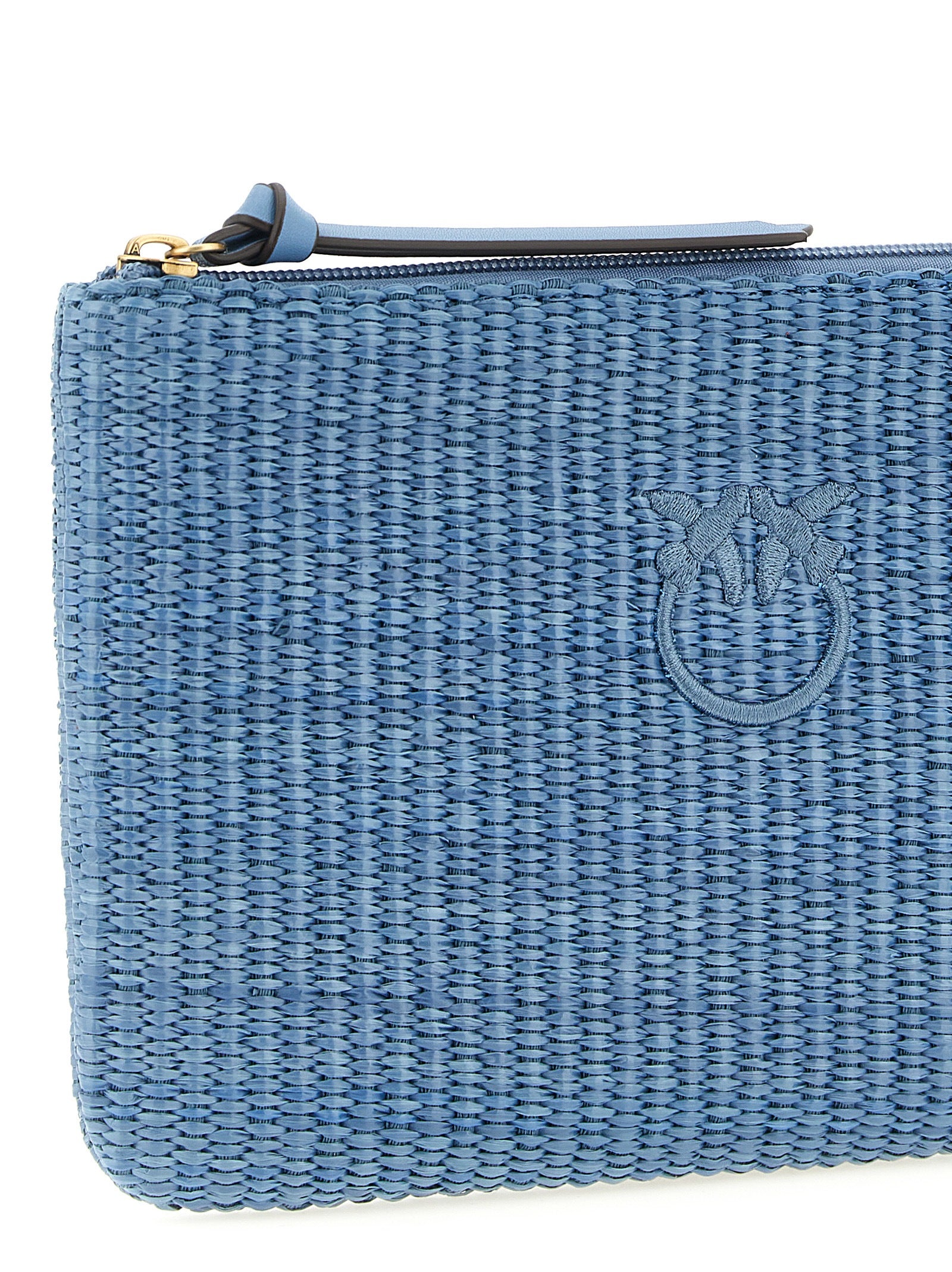 Blue Polypropylene Clutch Bag