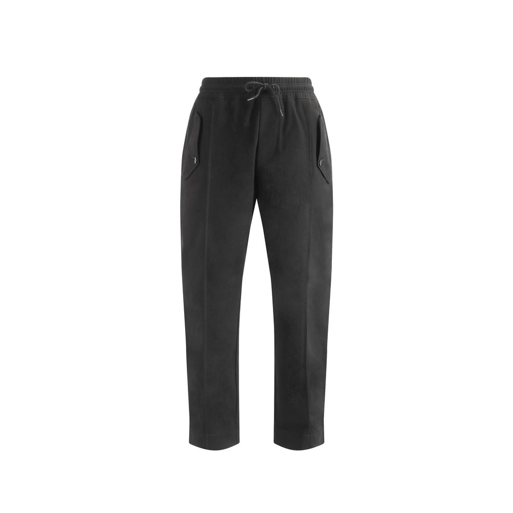 Black Cotton Joggers (Workout Pants)