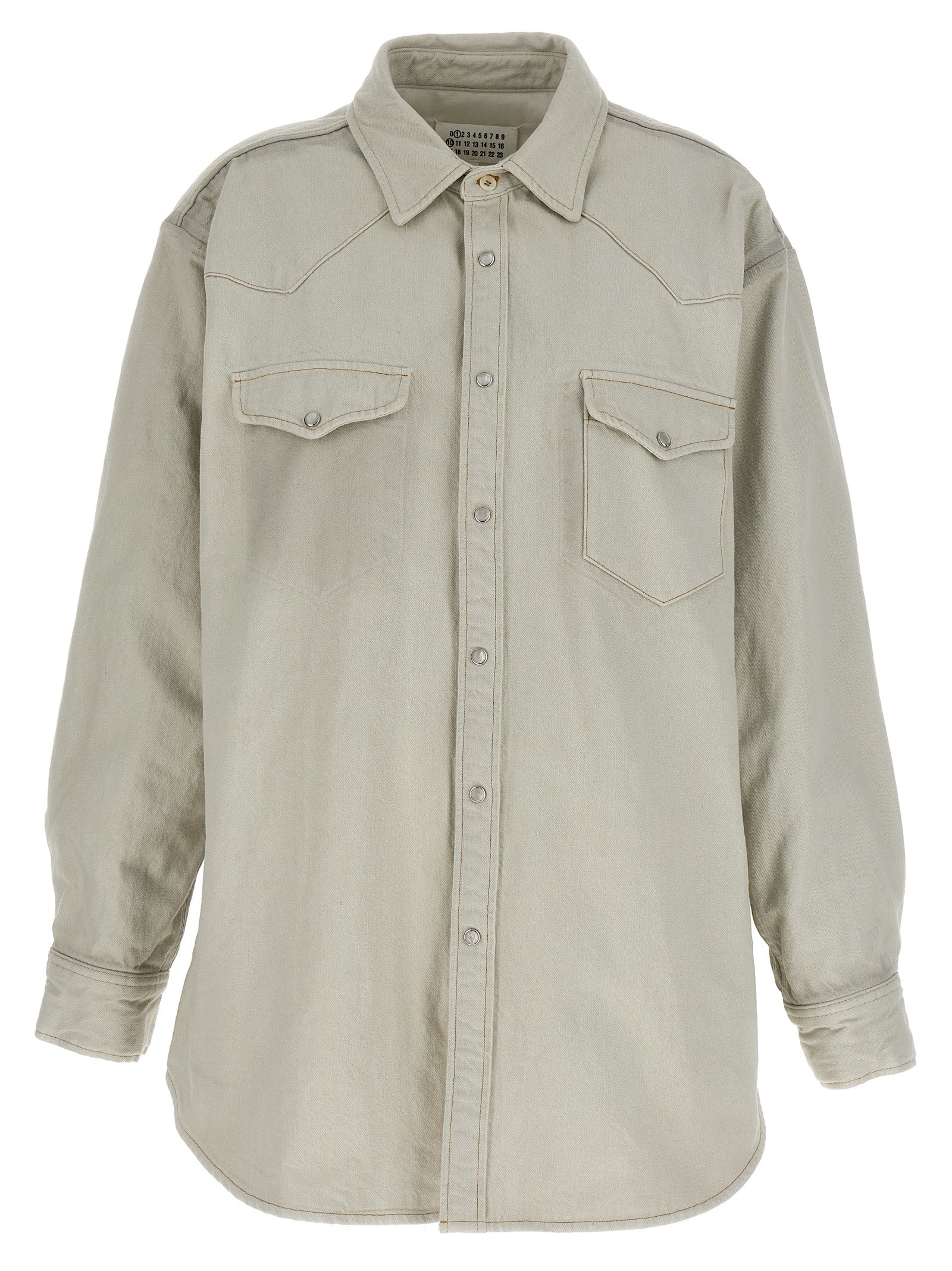 White Cotton Denim Jacket