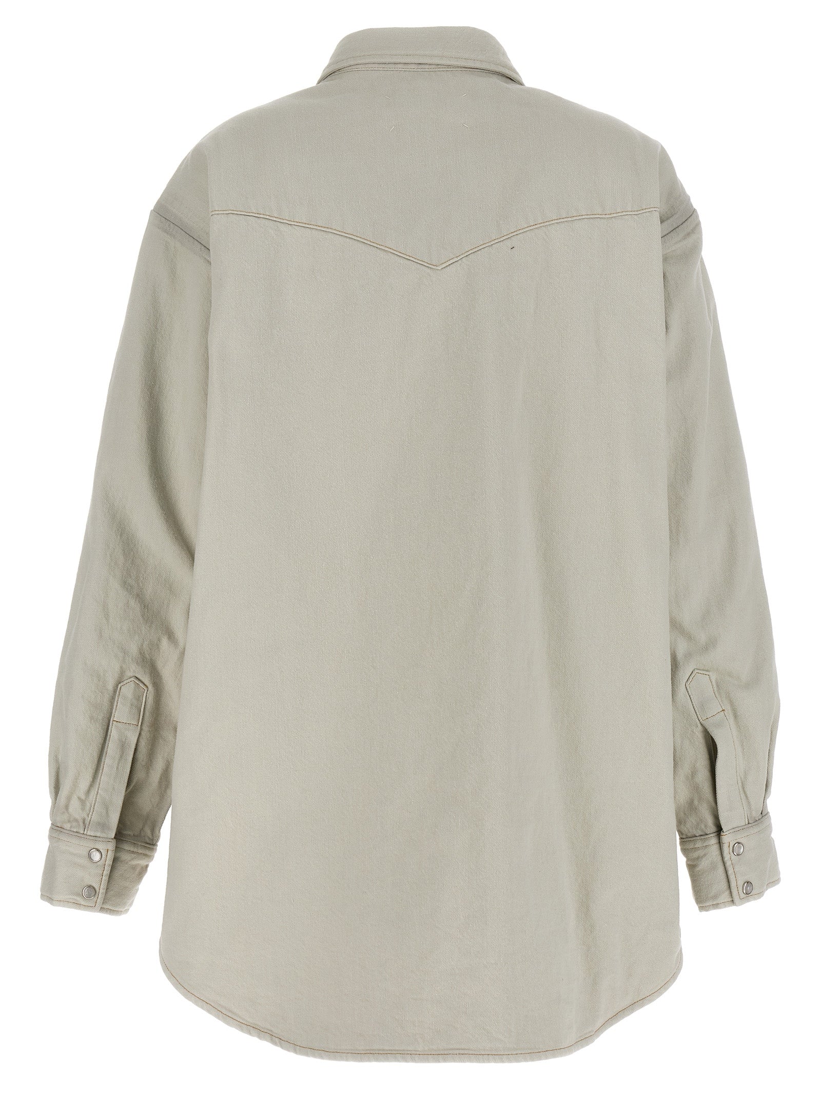 White Cotton Denim Jacket