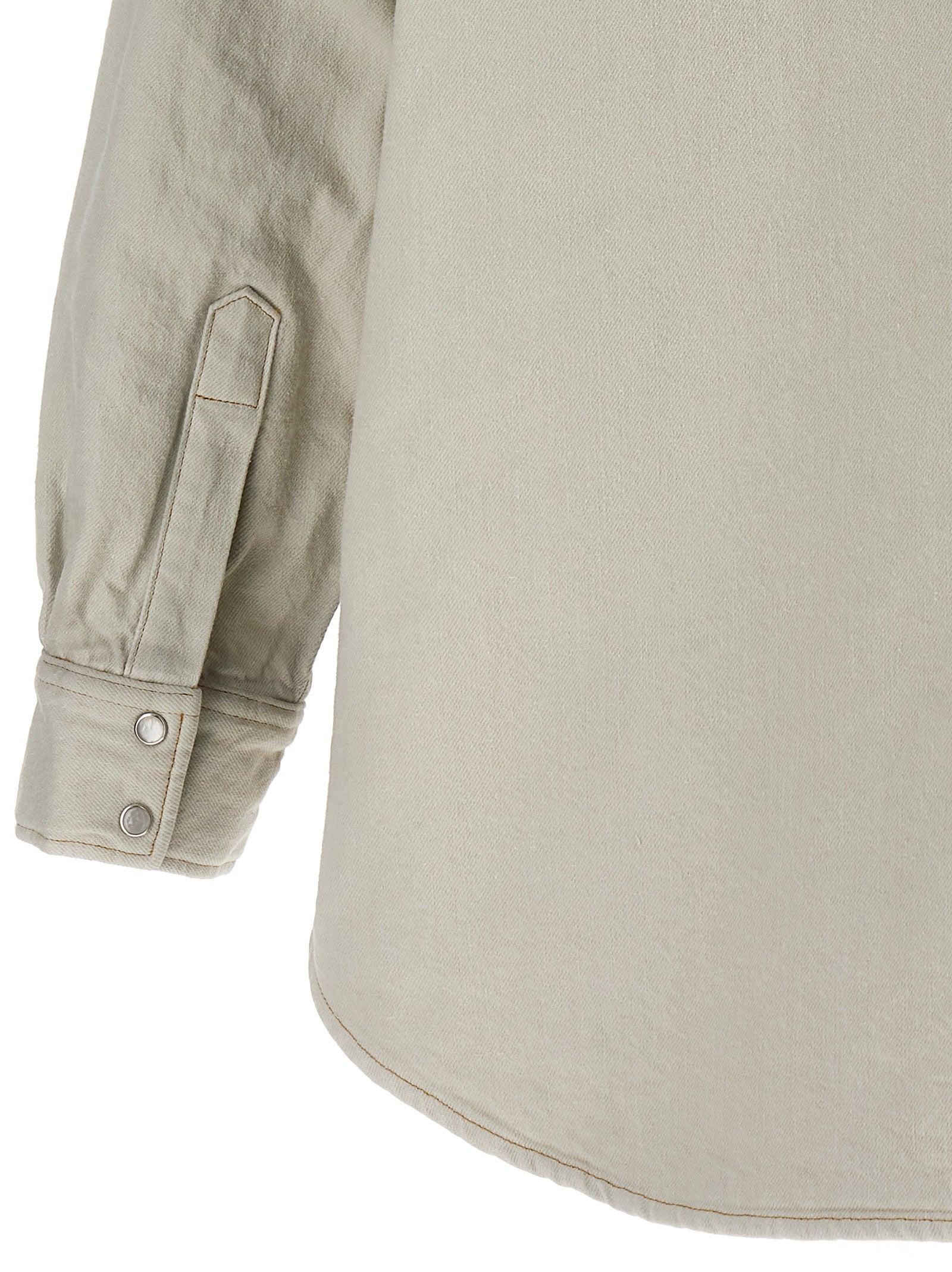 White Cotton Denim Jacket