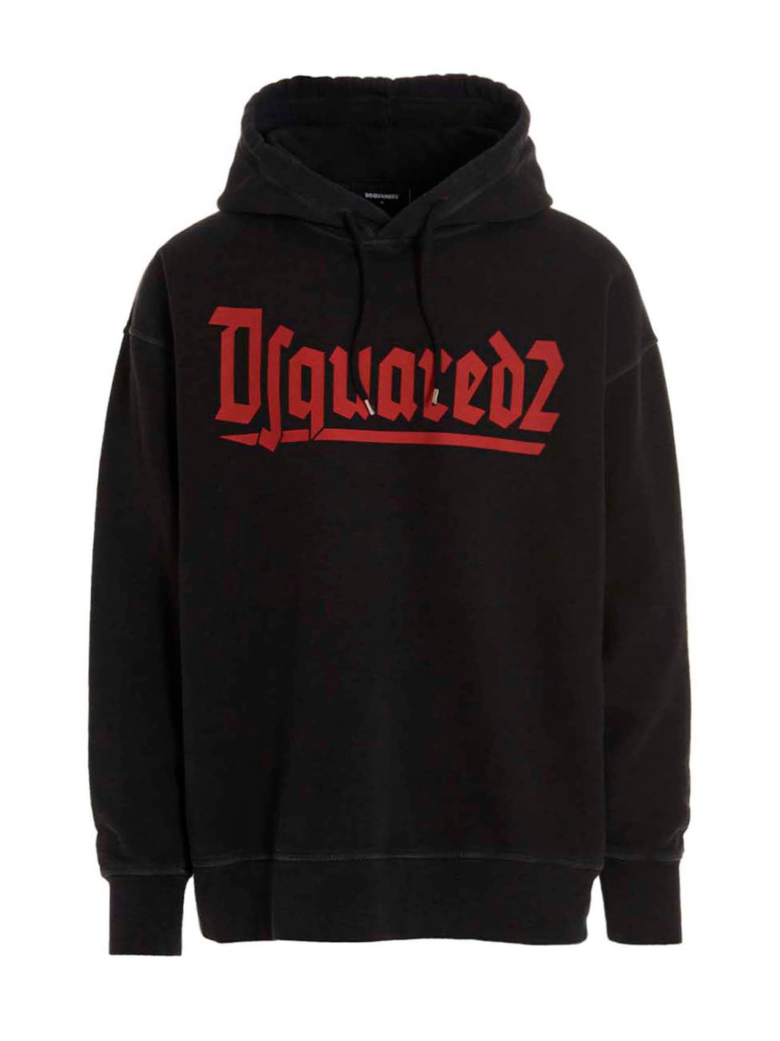Black Cotton Sweatshirt