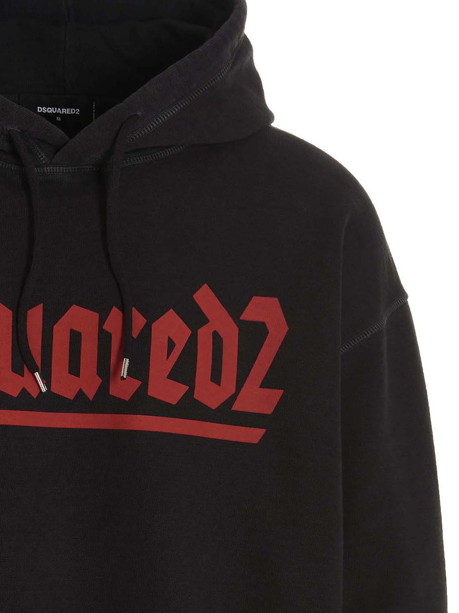 Black Cotton Sweatshirt