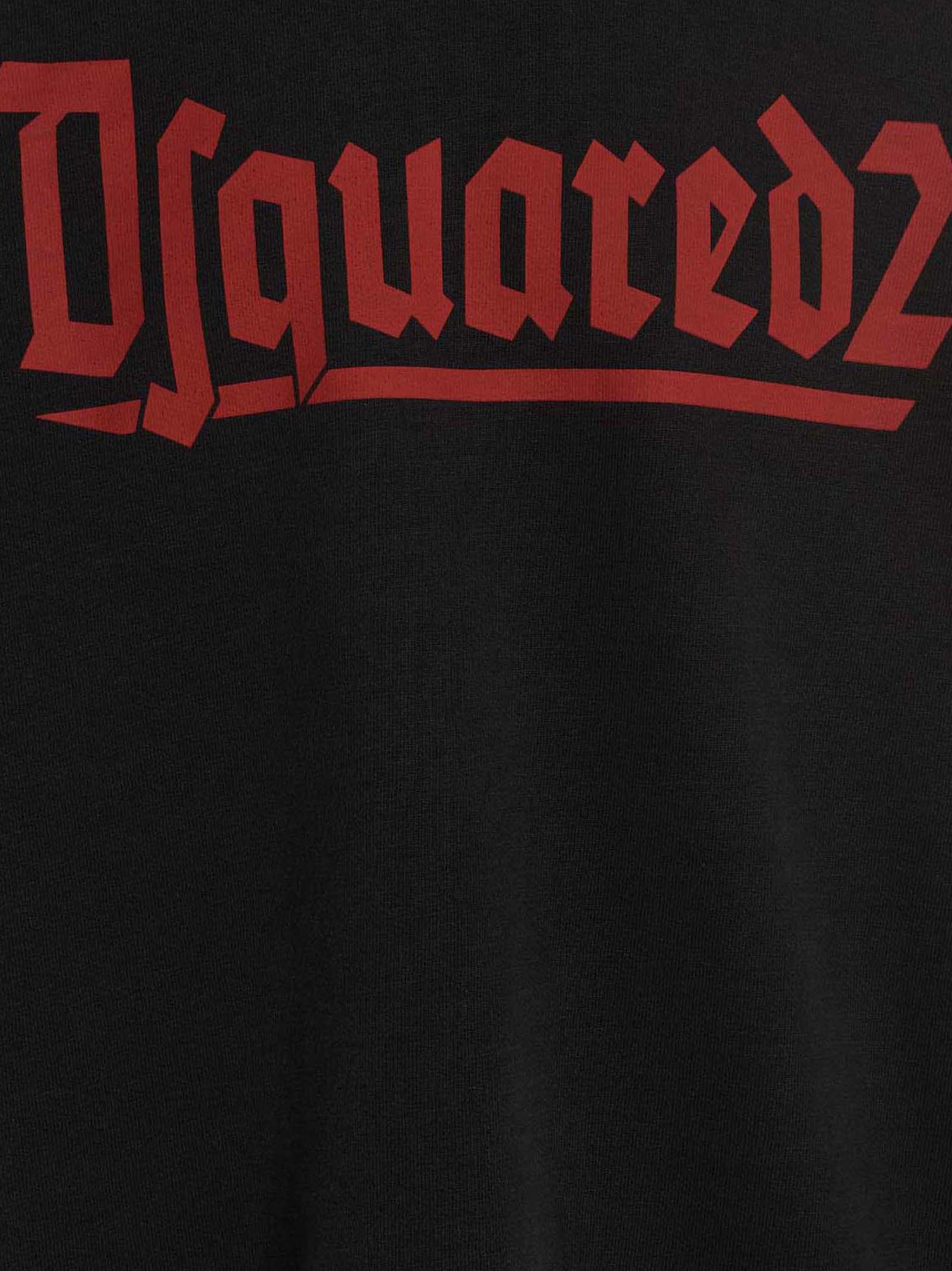 Black Cotton Sweatshirt