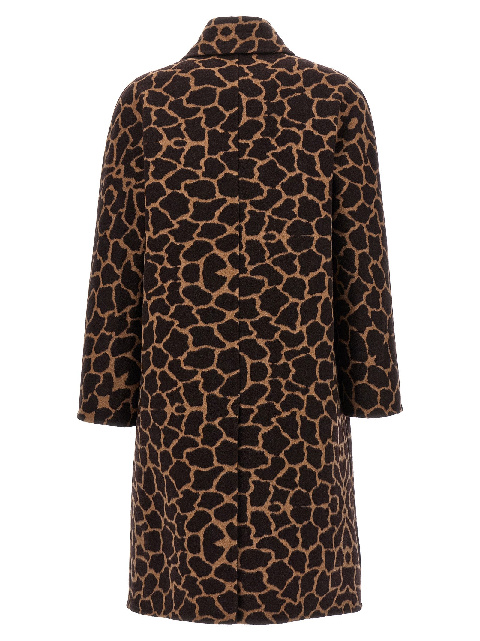 Brown Virgin Wool Coat
