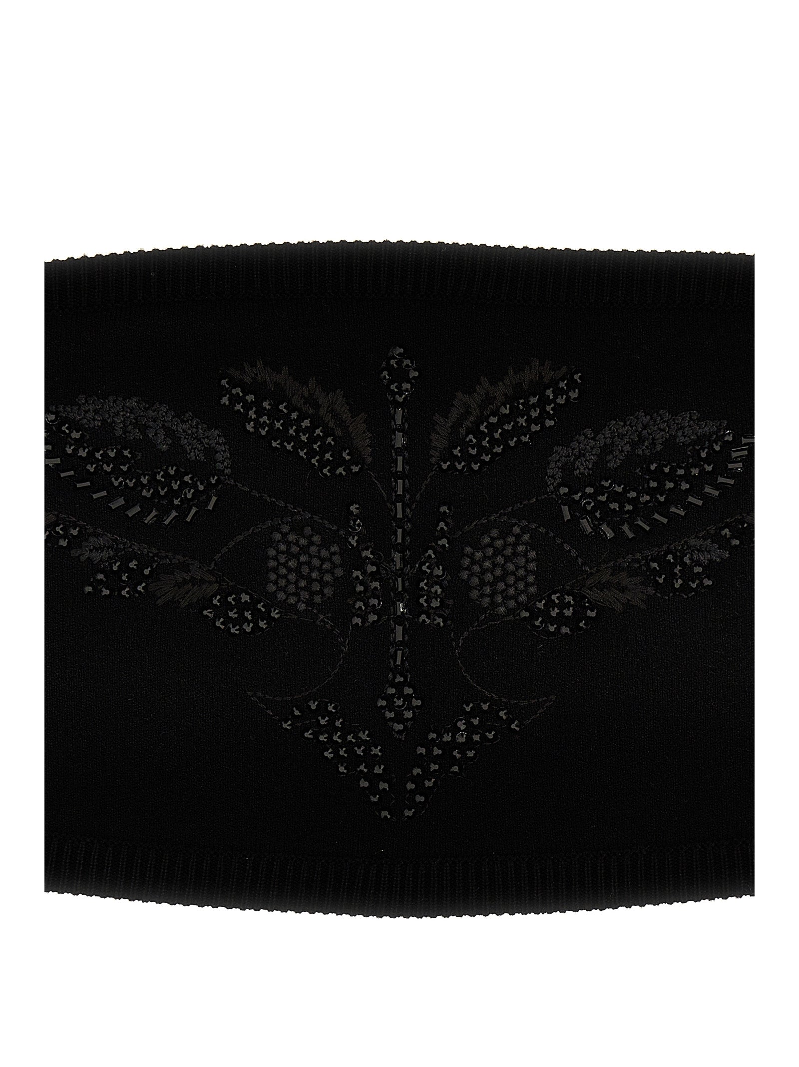 Black Viscose Tank Tops