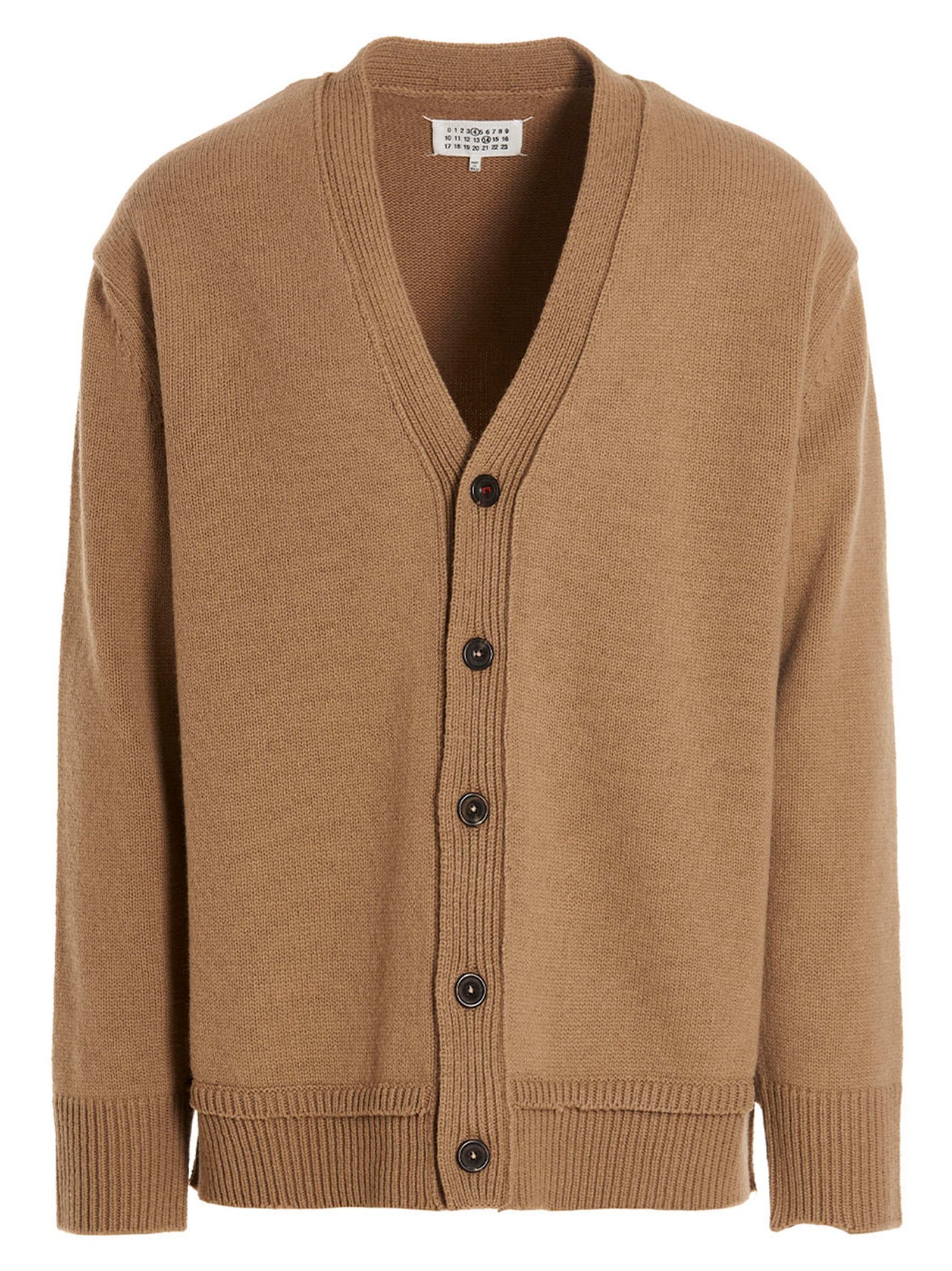 Beige Wool Cardigan