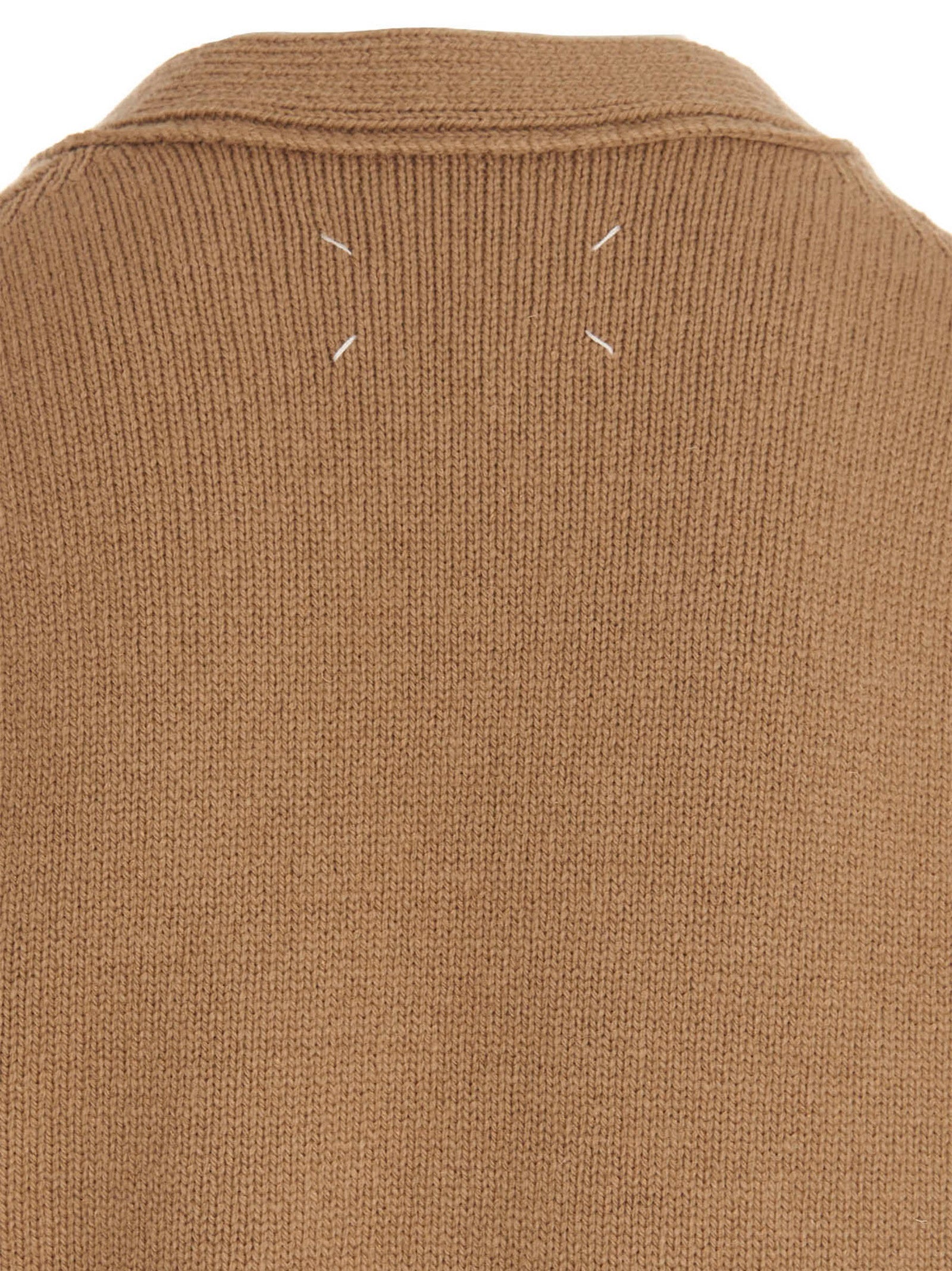 Beige Wool Cardigan