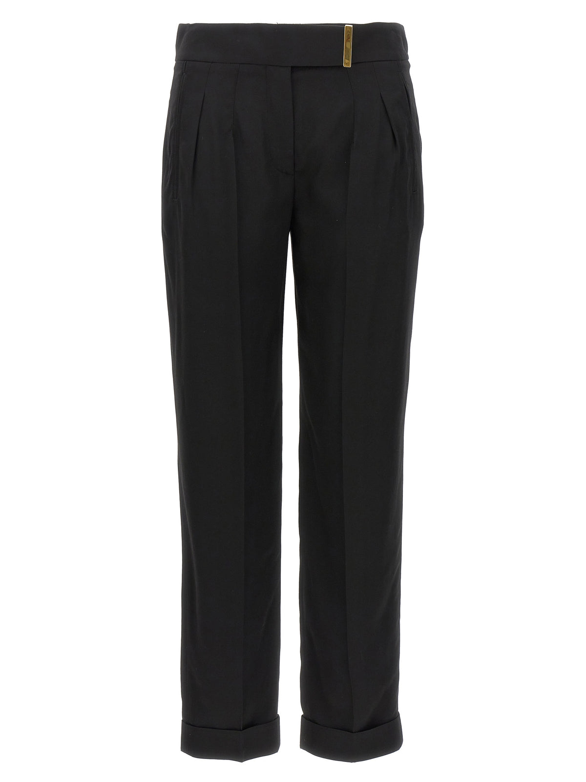 Black Viscose Dress Pants