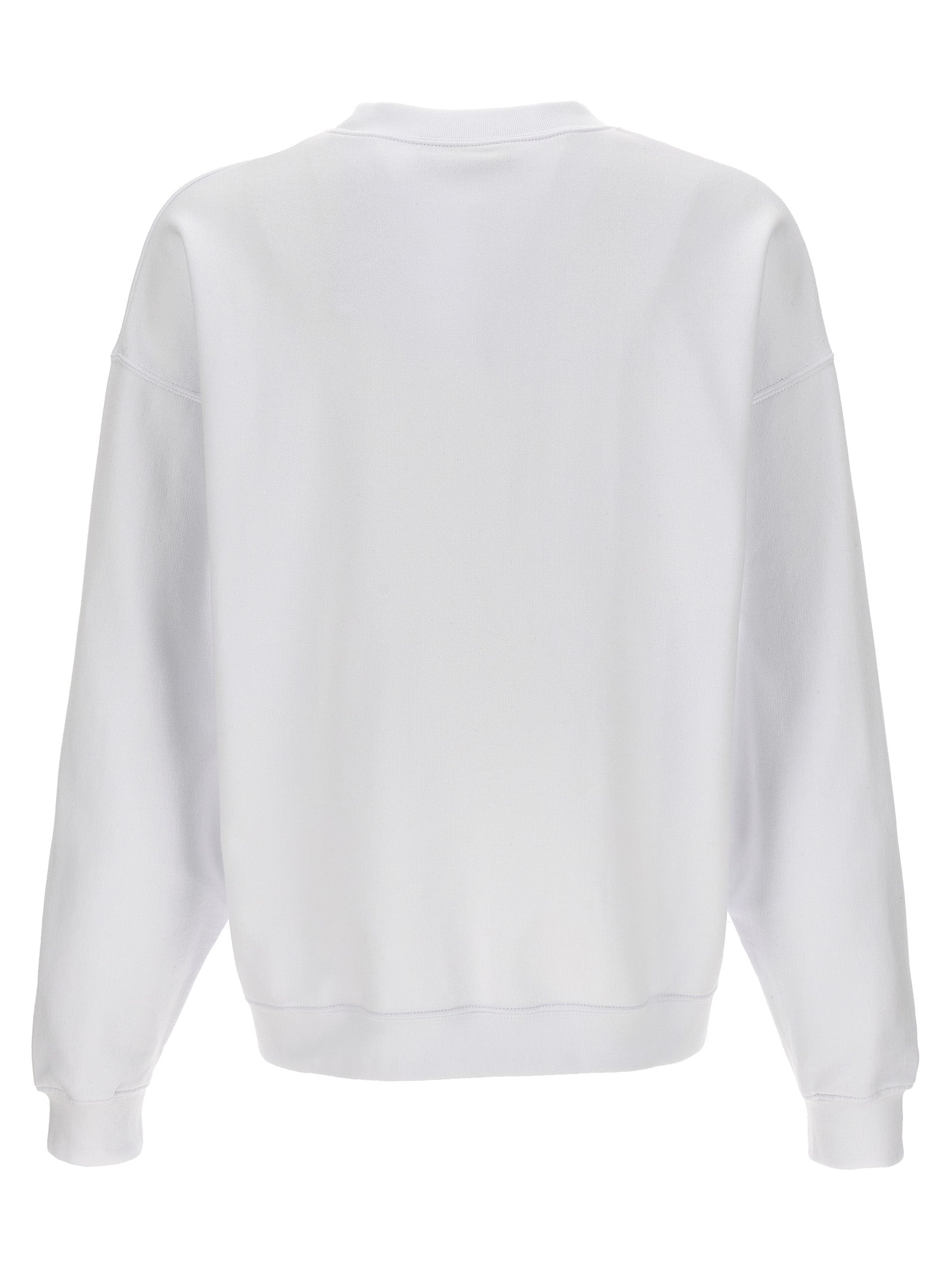 White Cotton Sweatshirt