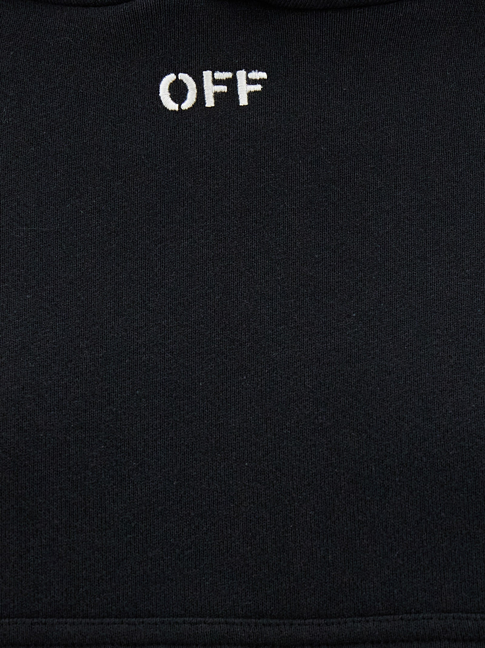 Black Cotton Hoodie