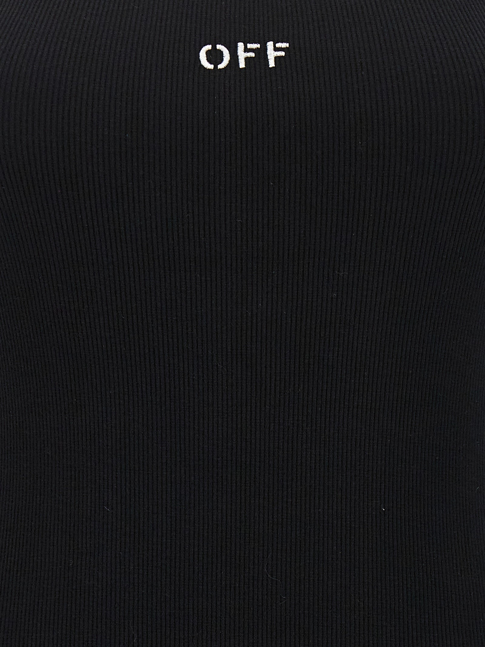 Black Cotton Short Dress