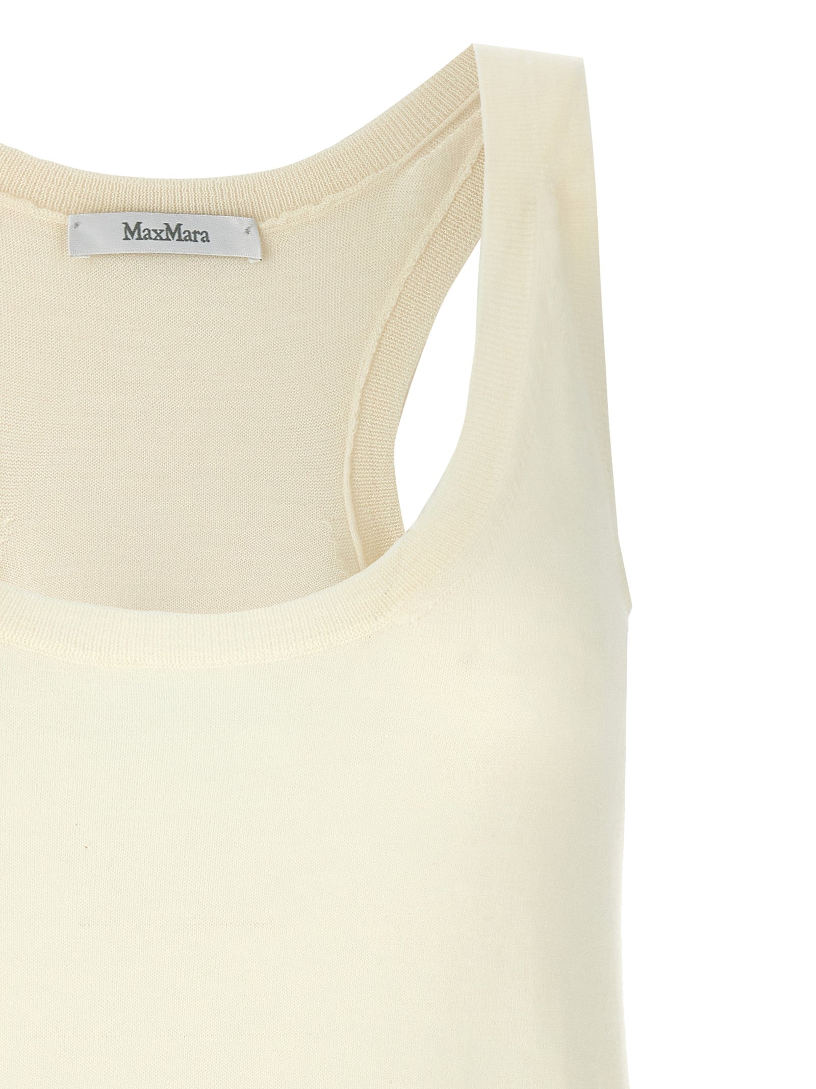 White Cashmere Tank Tops