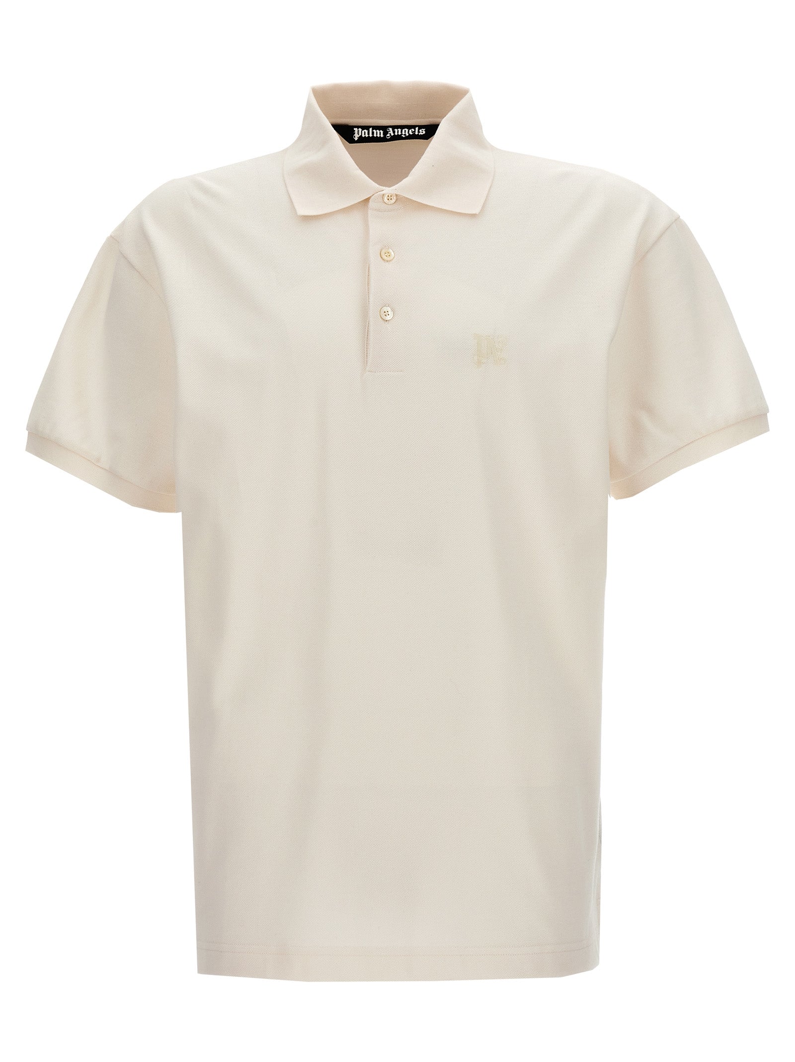 White Polyester Polo Shirt