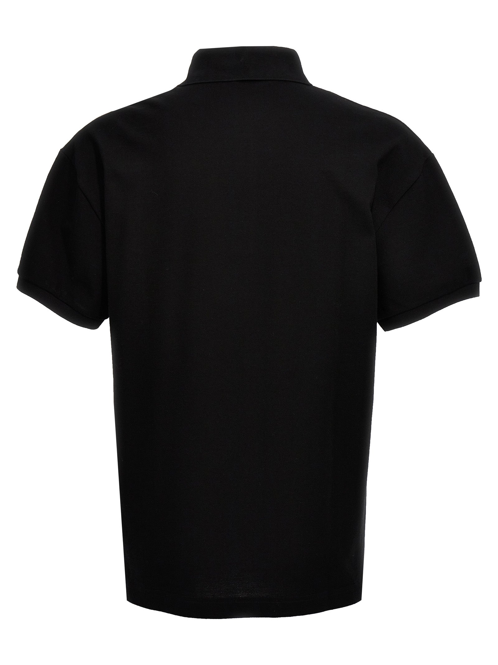 Black Polyester Polo Shirt