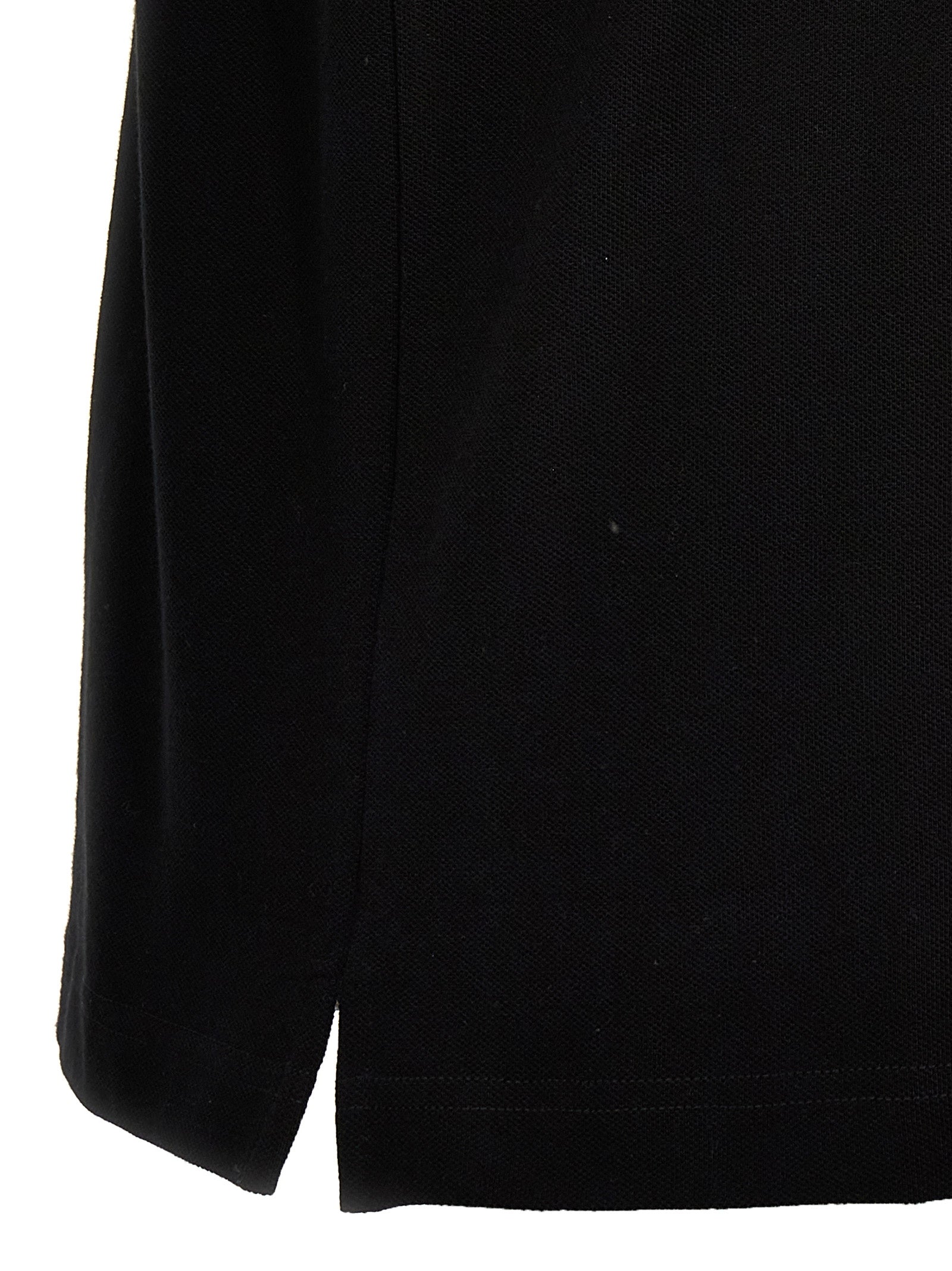 Black Polyester Polo Shirt