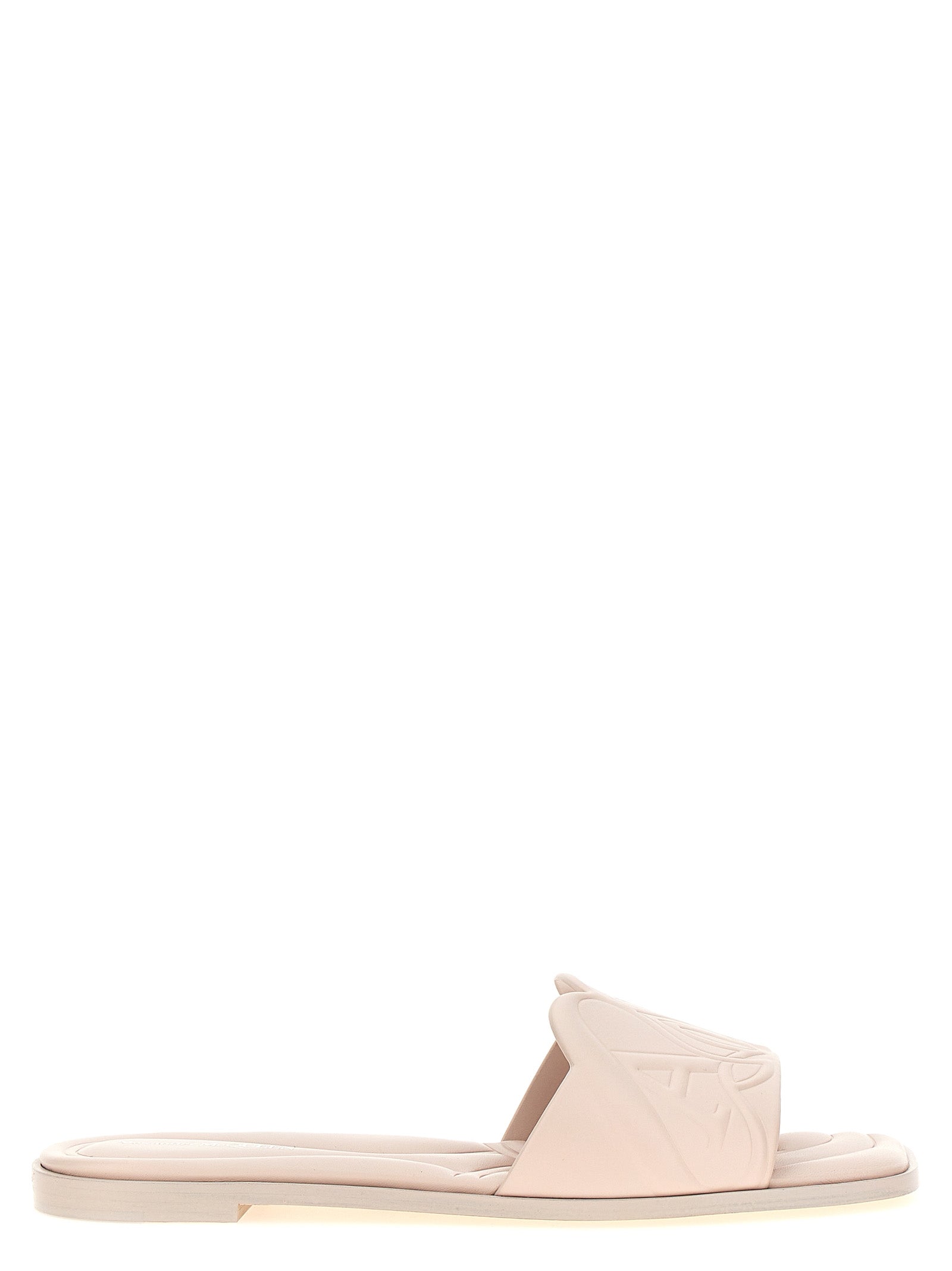 Multicolor Calfskin Slides