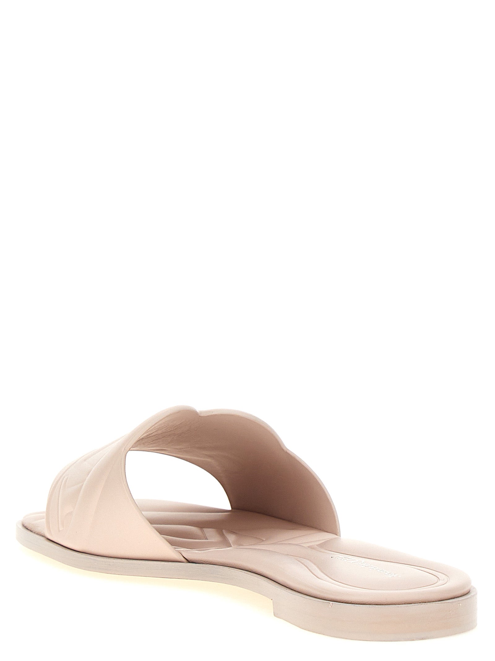 Multicolor Calfskin Slides