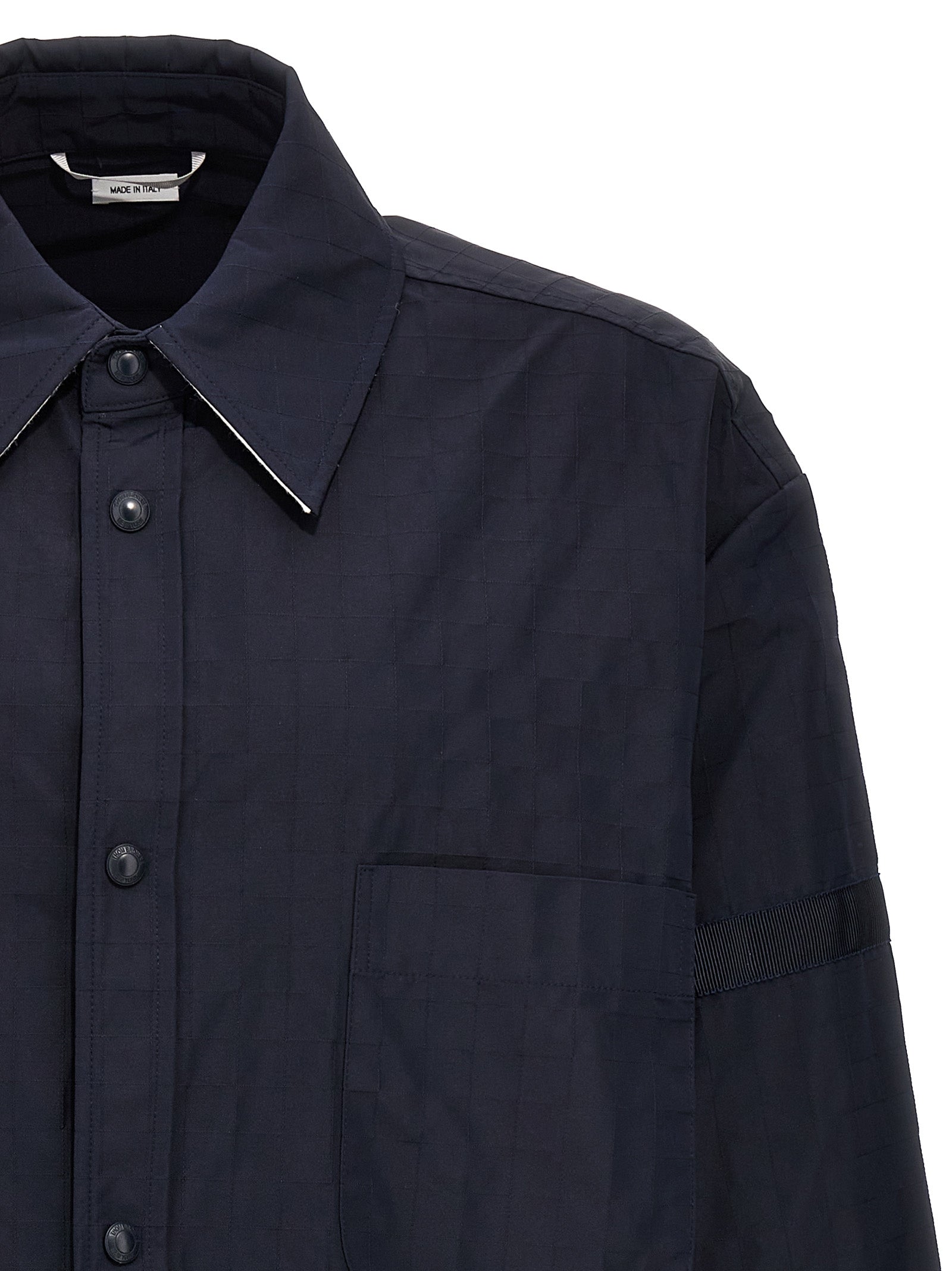 Blue Polyamide Blouse