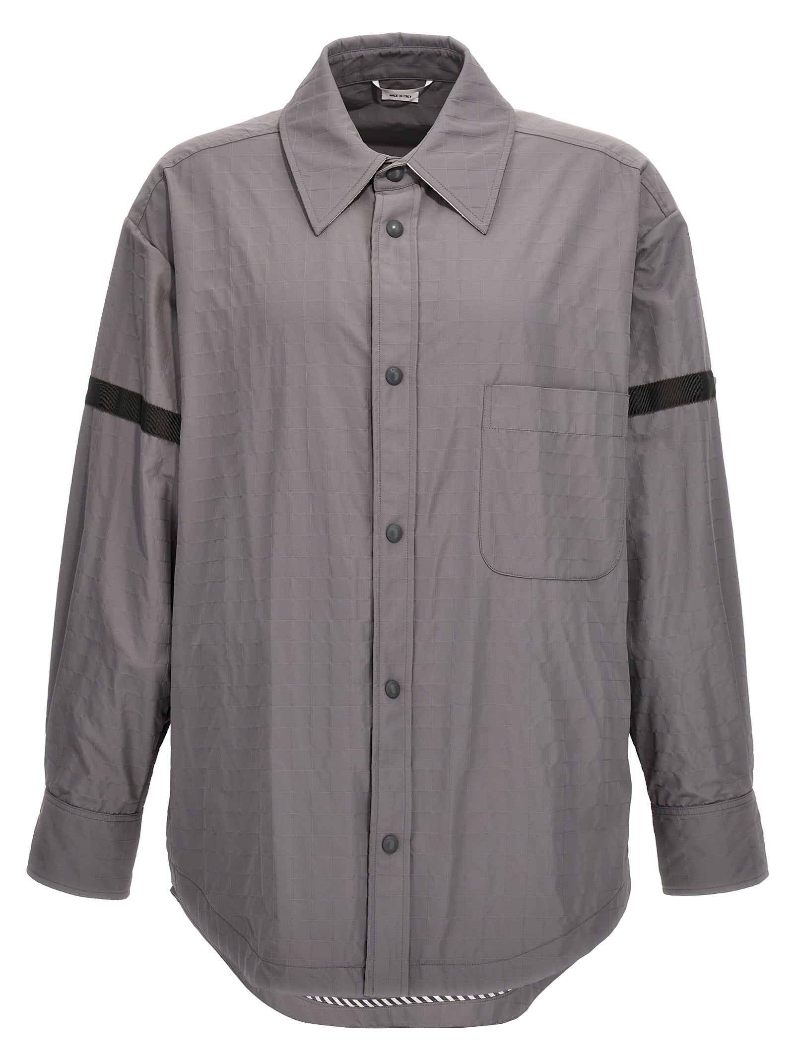Gray Polyamide Blouse