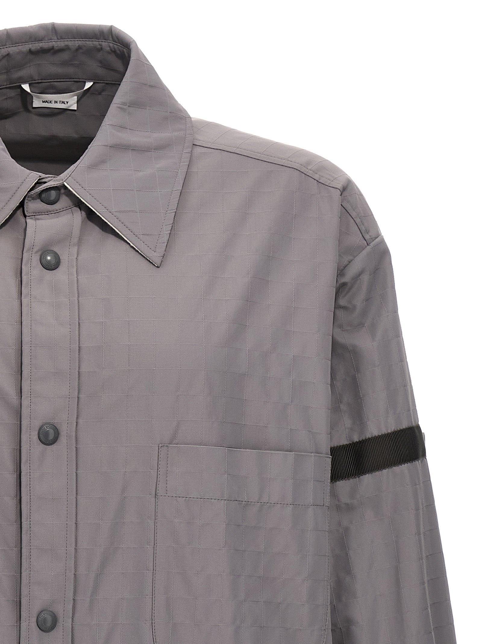Gray Polyamide Blouse
